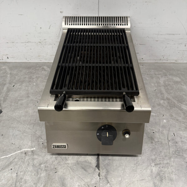 Stainless steel Zanussi Lavagrill Stone grill 40 cm GAS Catering
