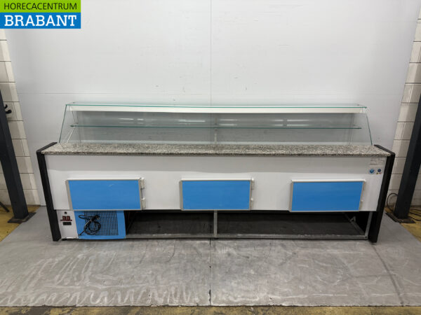 Diamond Refrigerated Display Case Snack Display Case Refrigerated Display Case 300 cm 230V Cafeteria Fries Tent Catering Industry - Image 4