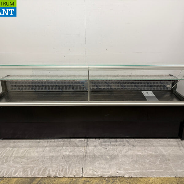 Diamond Refrigerated Display Case Snack Display Case Refrigerated Display Case 300 cm 230V Cafeteria Fries Tent Catering Industry