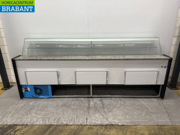 Diamond Refrigerated Display Case Snack Display Case Refrigerated Display Case 300 cm 230V Cafeteria Fries Tent Catering Industry - Image 4