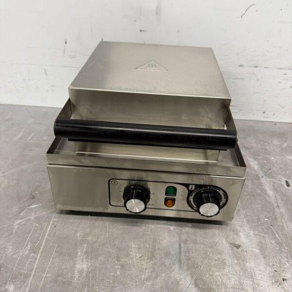 Stainless steel Waffle iron hearts with timer 230V Catering
