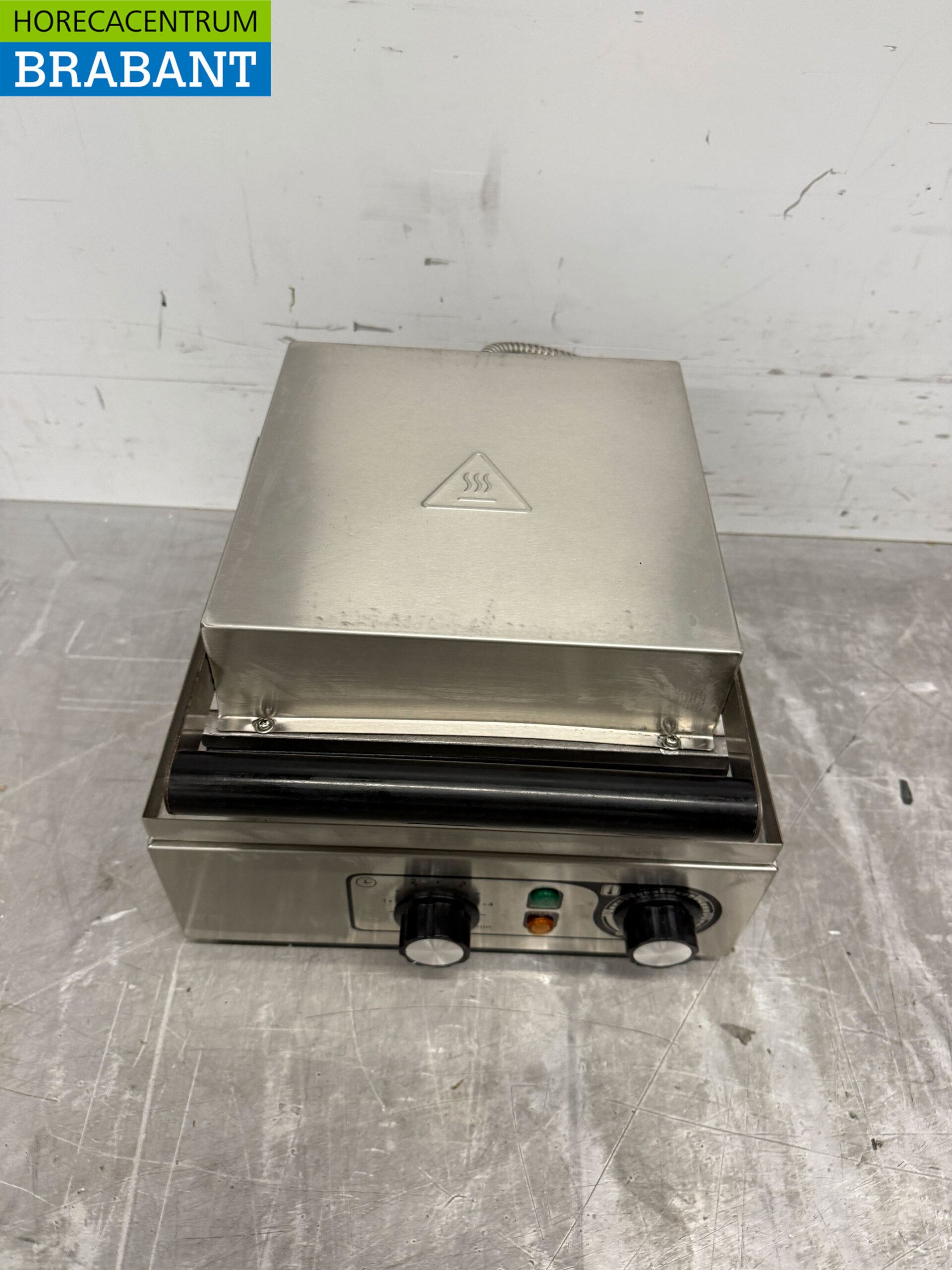 Stainless steel Waffle iron hearts with timer 230V Catering - Image 2