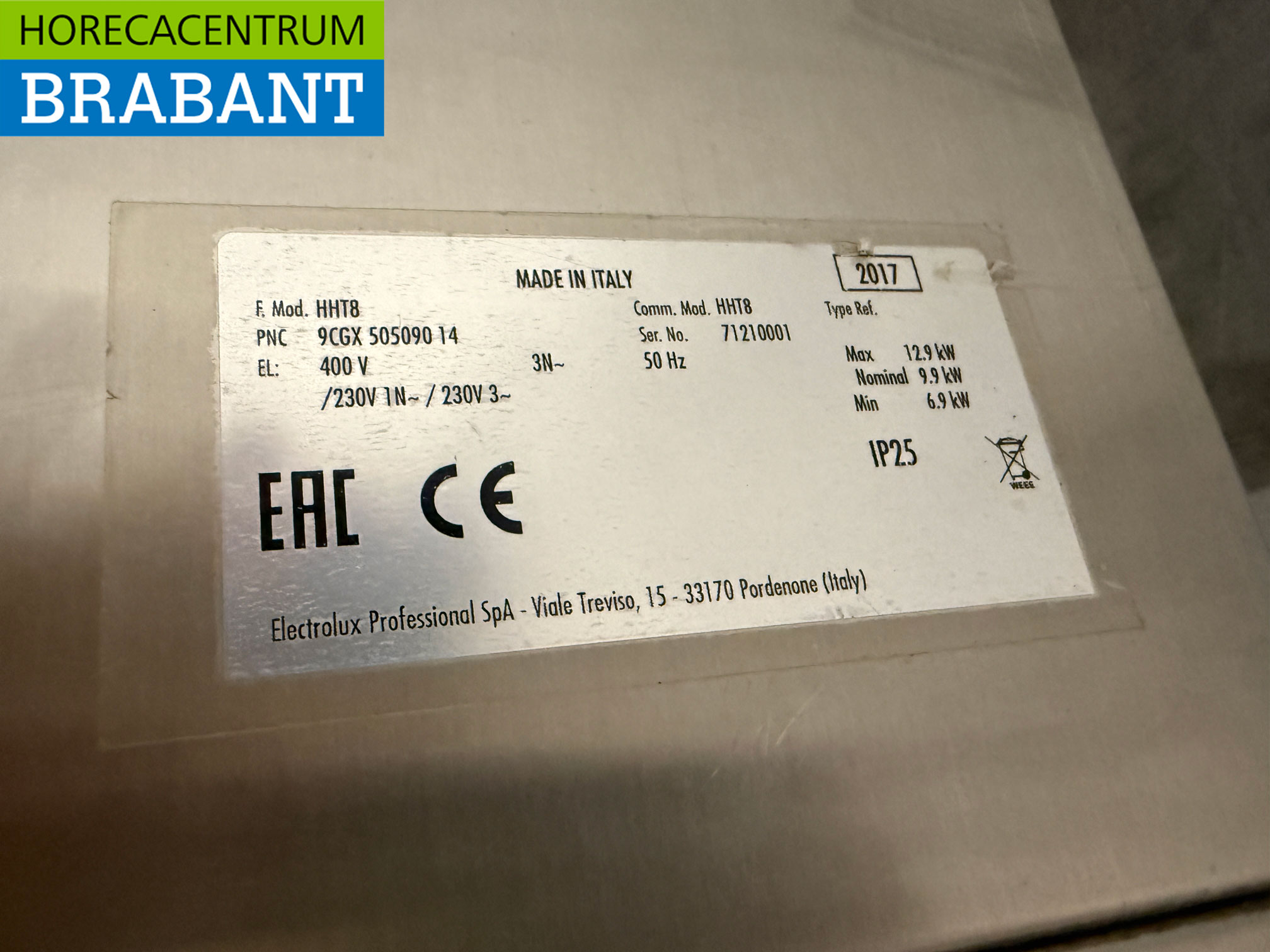 Stainless steel Zanussi Sliding dishwasher 400V Catering - Image 7