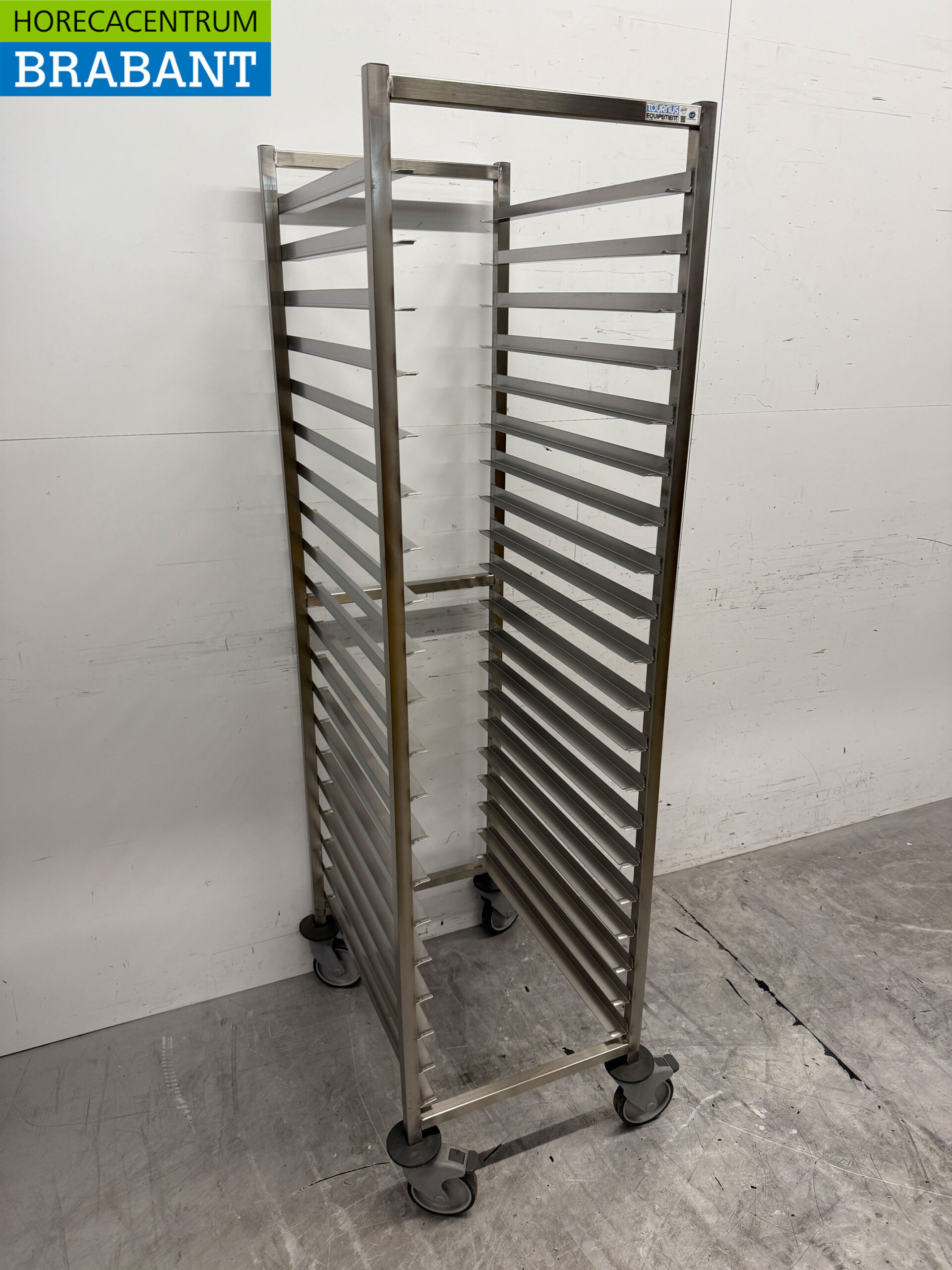 Stainless steel Tournus GM599 Welded Regal Trolley 20 x 60/40 cm Horeca - Image 2