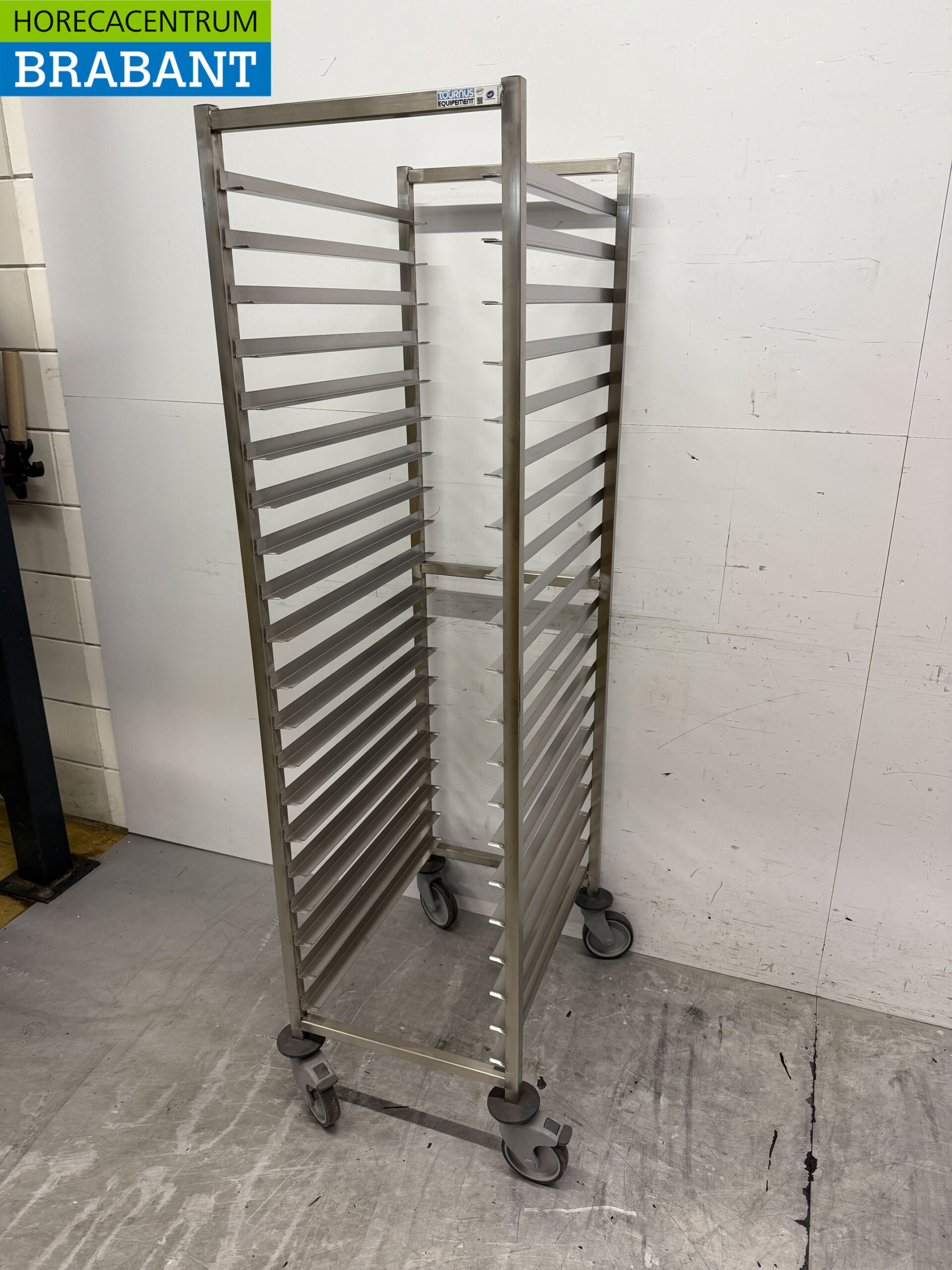Stainless steel Tournus GM599 Welded Regal Trolley 20 x 60/40 cm Horeca - Image 3