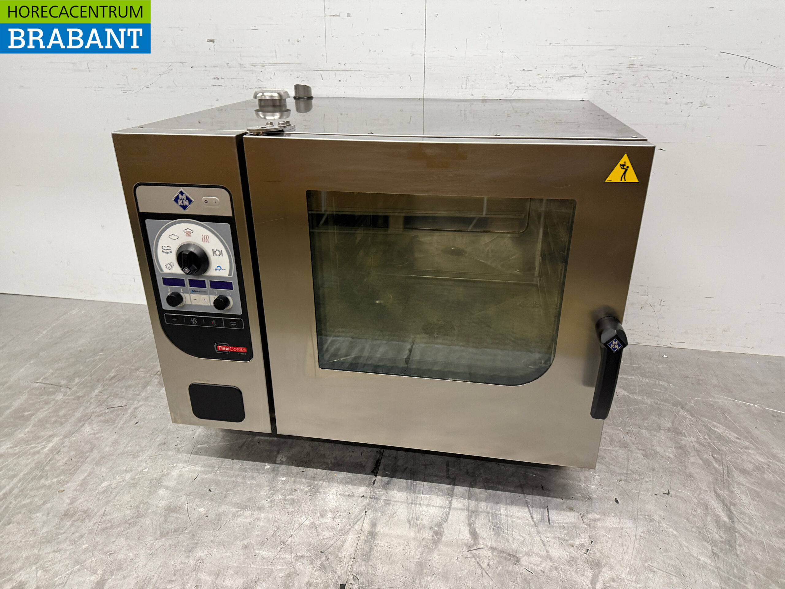 Stainless steel MKN FlexiRack Combisteamer 6 x 1/1 GN 400V Horeca