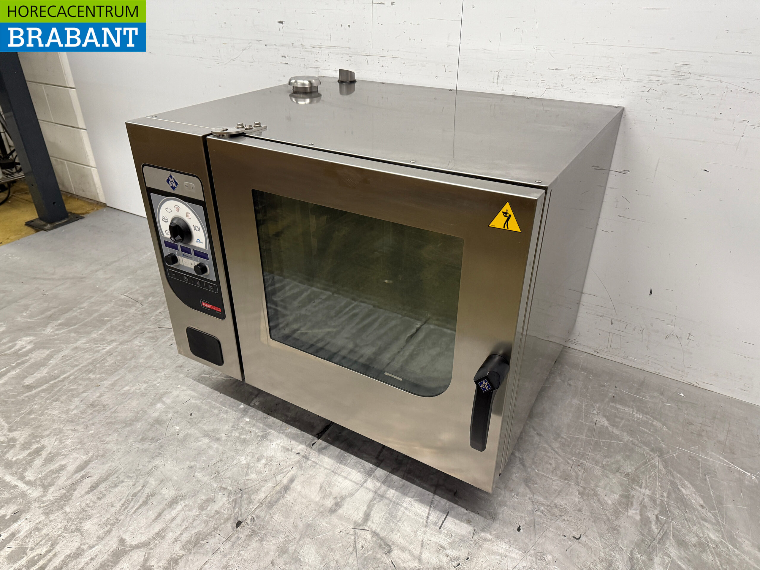 Stainless steel MKN FlexiRack Combisteamer 6 x 1/1 GN 400V Horeca - Image 3