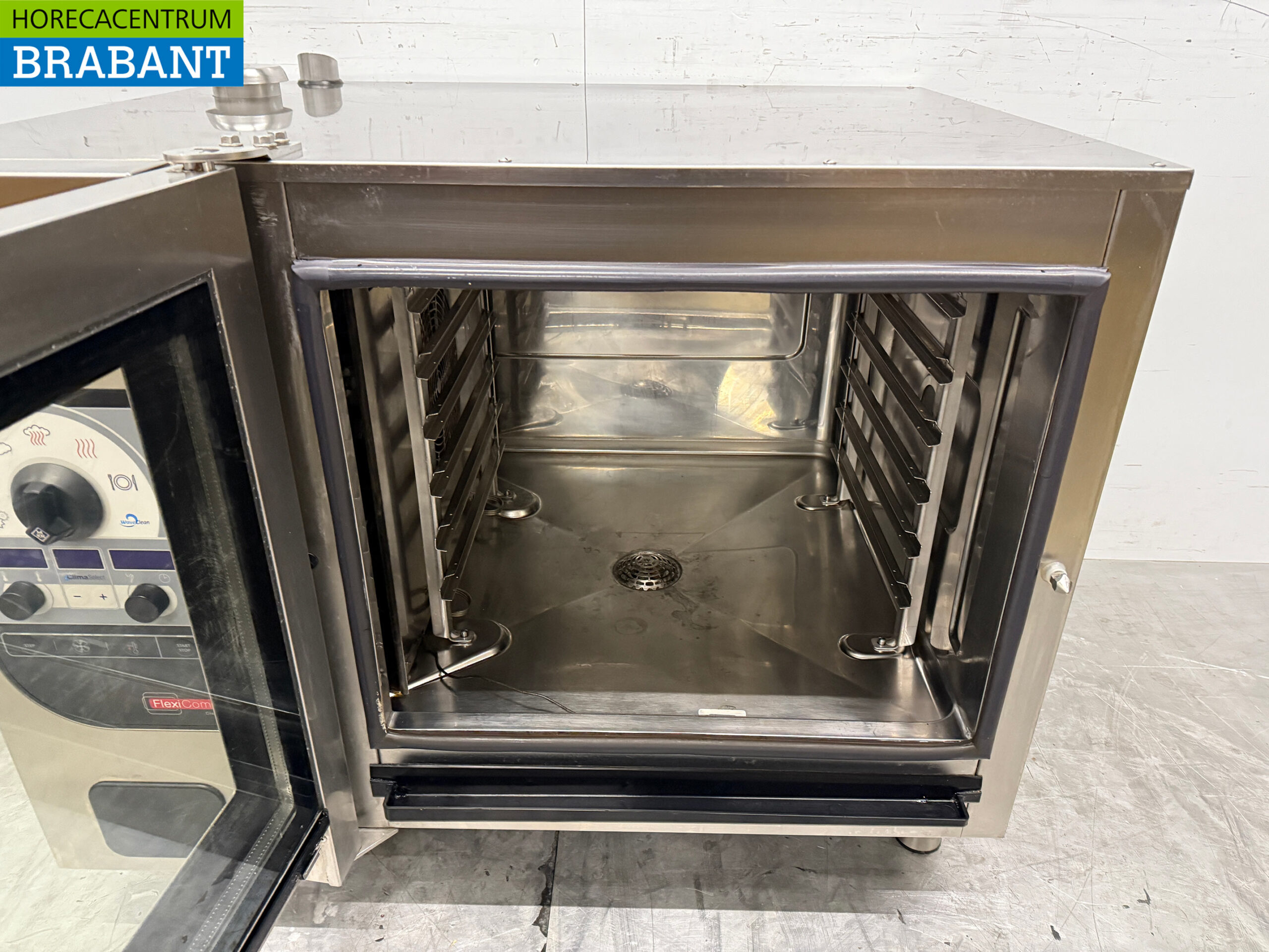 Stainless steel MKN FlexiRack Combisteamer 6 x 1/1 GN 400V Horeca - Image 5