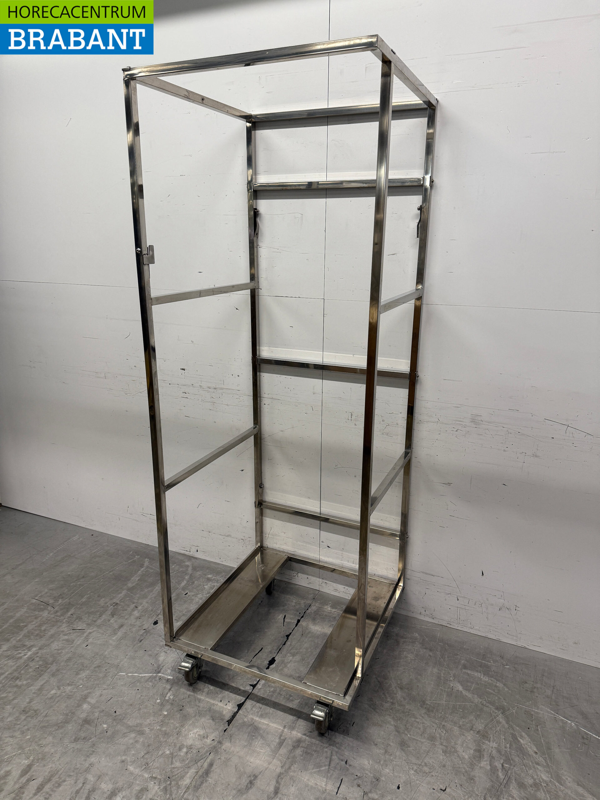 Stainless Steel Refrigerated Transport Trolley 69 x 69 x 195.5 cm Catering - Image 2
