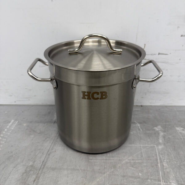 Stainless steel Soup Pan Cooking Pan Induction 20 x 20 cm 6 liter Catering