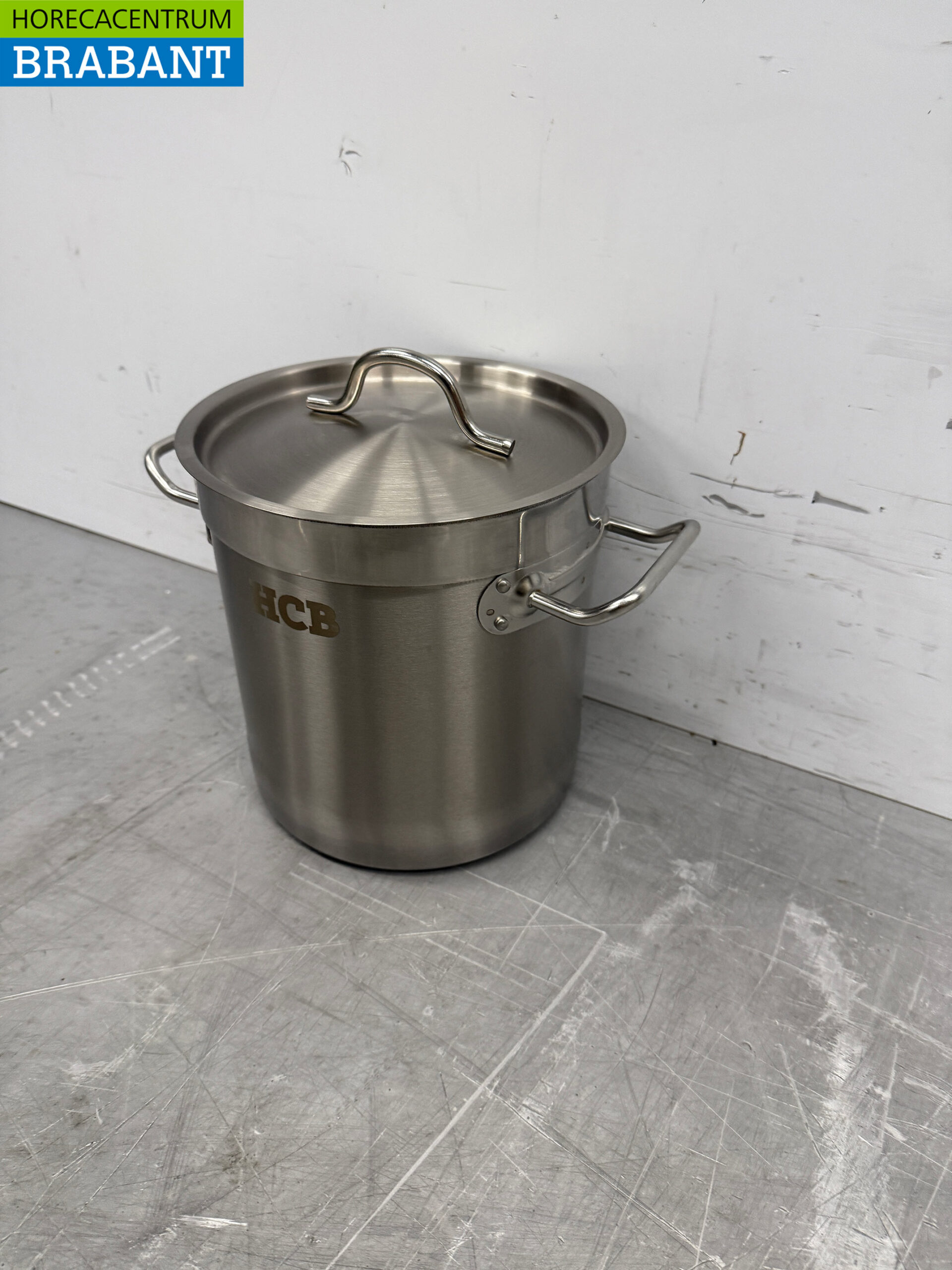 Stainless steel Soup Pan Cooking Pan Induction 20 x 20 cm 6 liter Catering - Image 2