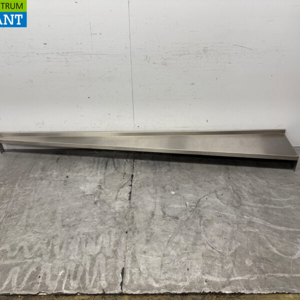 Stainless Steel Worktop Wall Shelf 264 x 43.5 cm Catering