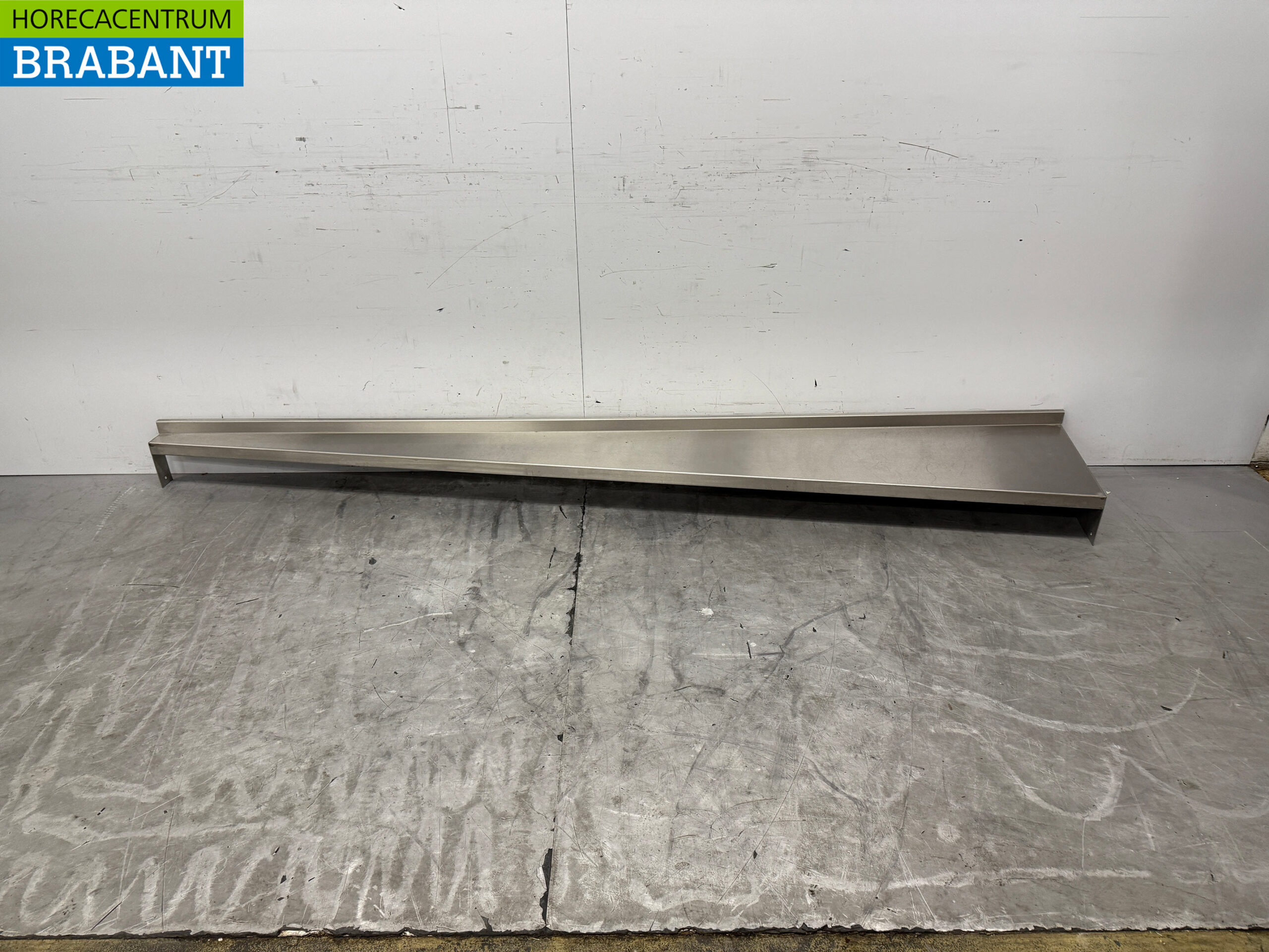 Stainless Steel Worktop Wall Shelf 264 x 43.5 cm Catering