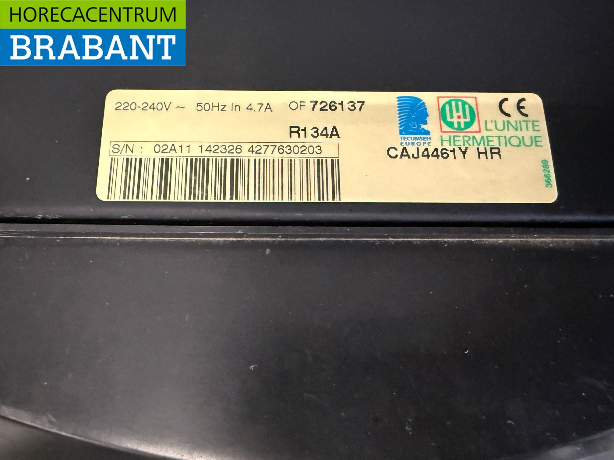 Tecumseh Cooling motor cooling group cooling unit HP 1/2 HP 230V Horeca - Image 4