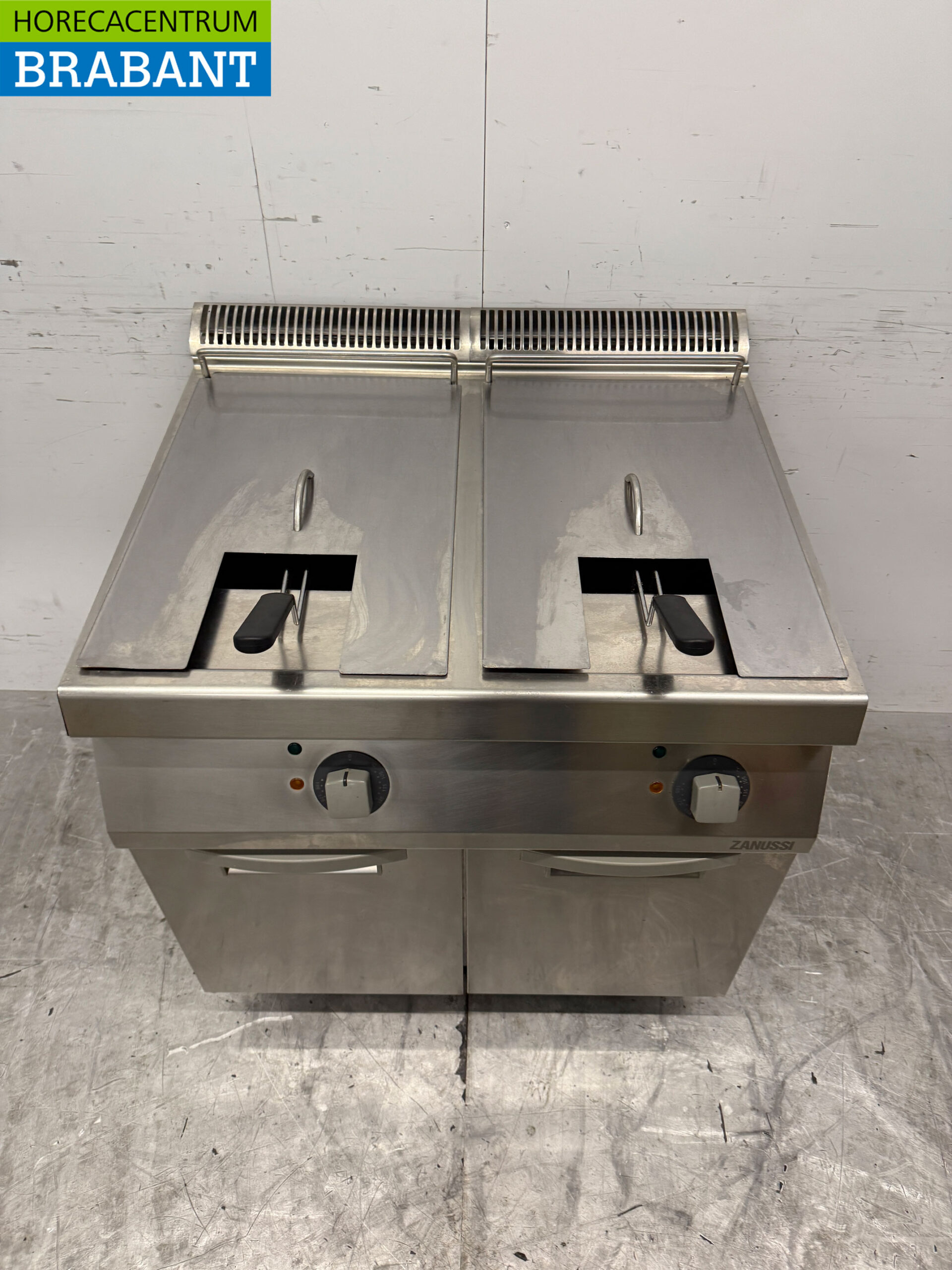 Stainless steel Zanussi Double Fryer Fryer 2 x15 liters 400V Horeca - Image 4