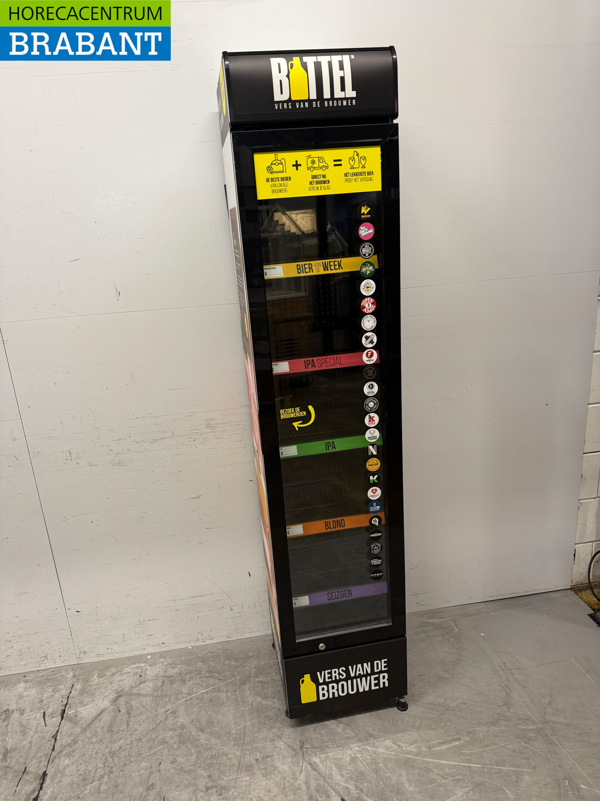 Gastro-Cool Glass Door Refrigerator Beverage Refrigerator Glass door 155 liters 230V Horeca