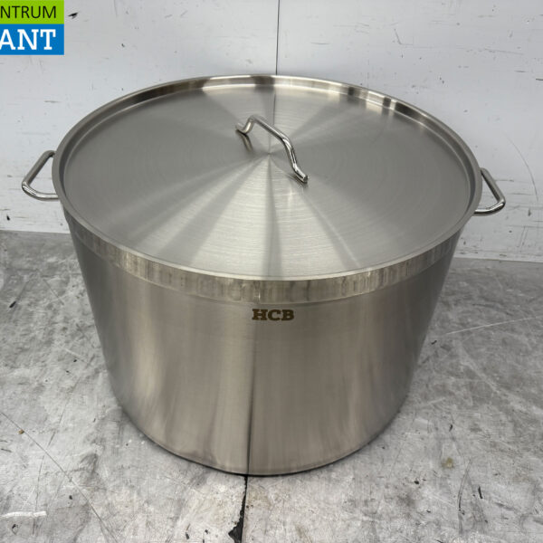 Stainless steel Soup Pan Cooking Pan Induction 60 x 40 cm 113 liters Horeca
