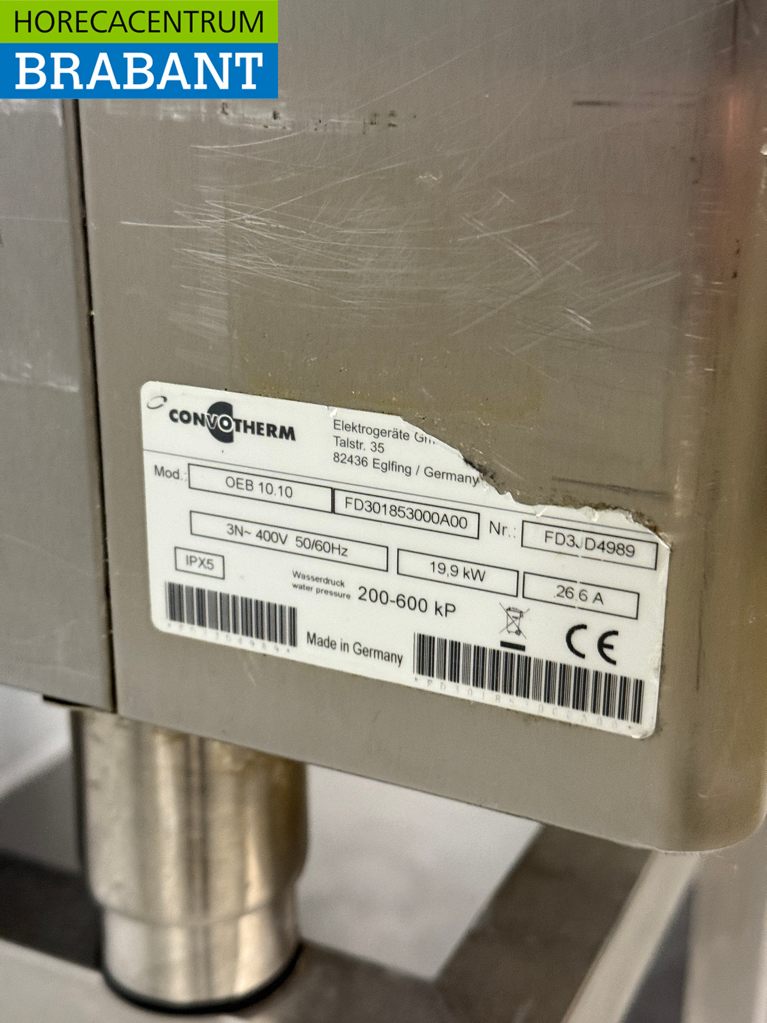 Stainless steel Convotherm Combisteamer 11 x 1/1 GN 400V Horeca - Image 8