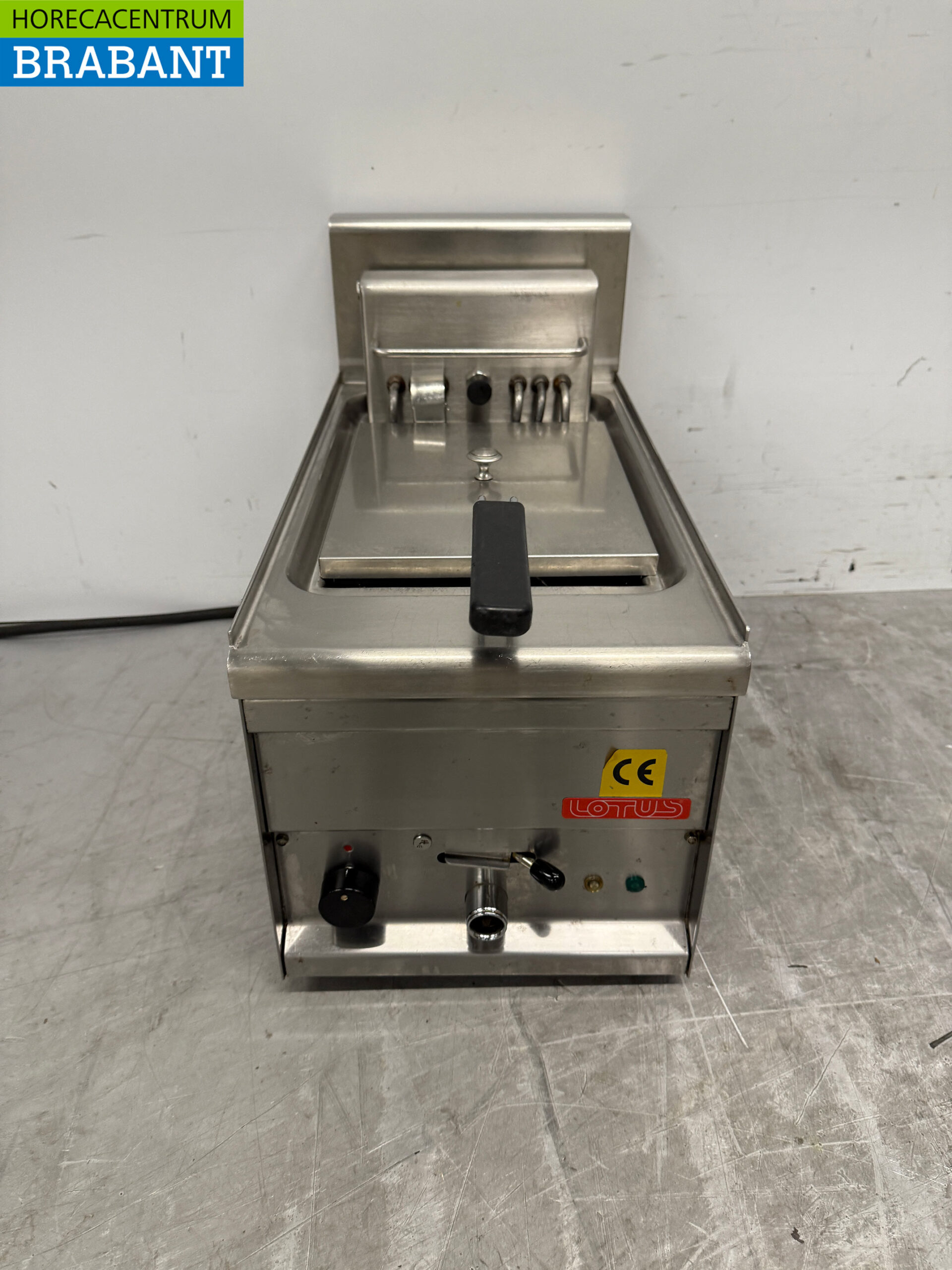 Stainless steel Lotus Fryer 8 liter 400V Horeca