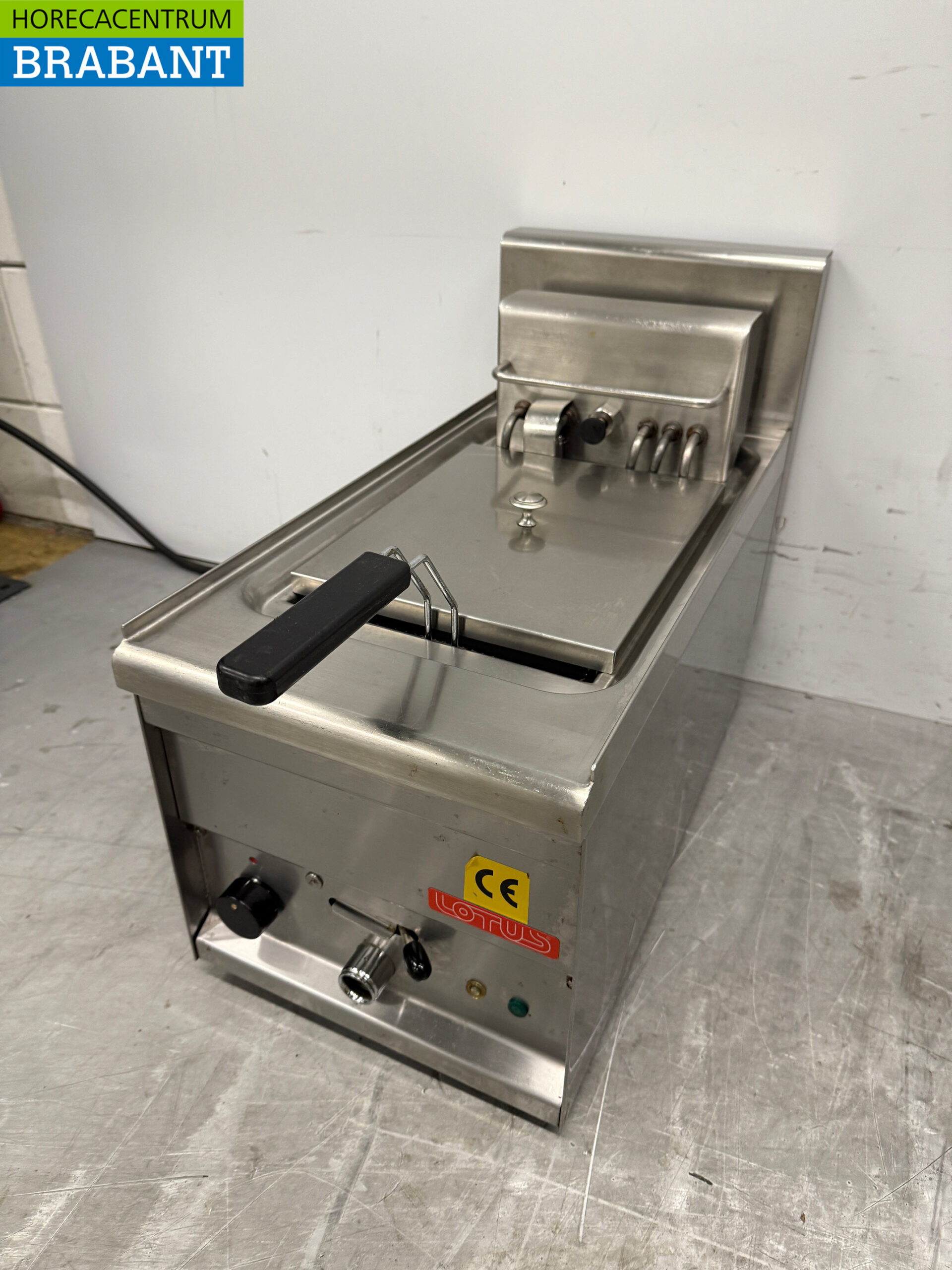 Stainless steel Lotus Fryer 8 liter 400V Horeca - Image 2