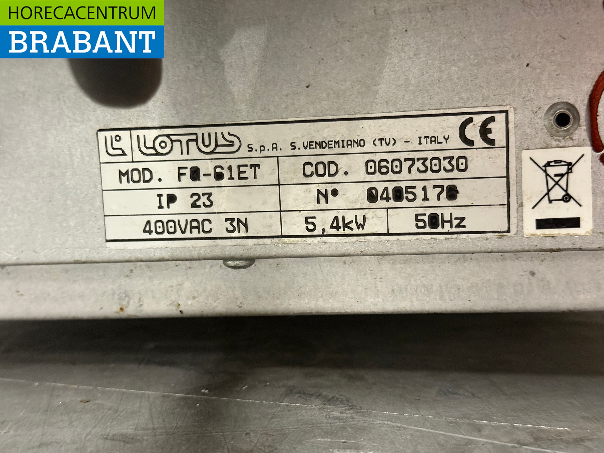 Stainless steel Lotus Fryer 8 liter 400V Horeca - Image 5