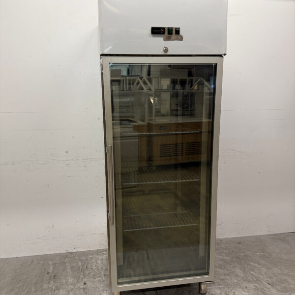 Stainless steel HCB Glass door freezer cabinet Freezer cabinet with glass door 650 liters 230V Horeca
