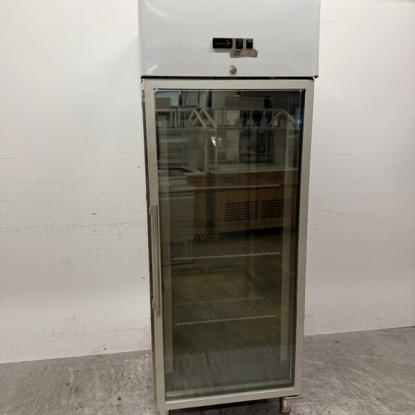 Stainless steel HCB Glass door freezer cabinet Freezer cabinet with glass door 650 liters 230V Horeca