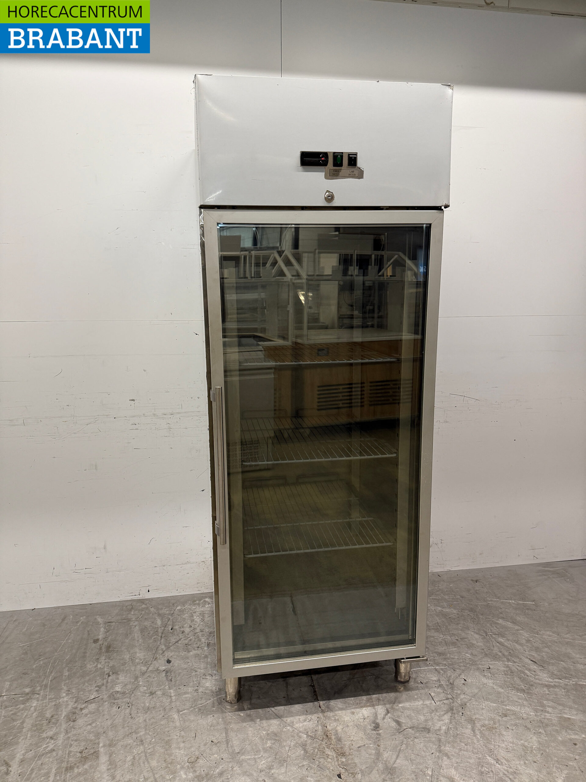 Stainless steel HCB Glass door freezer cabinet Freezer cabinet with glass door 650 liters 230V Horeca