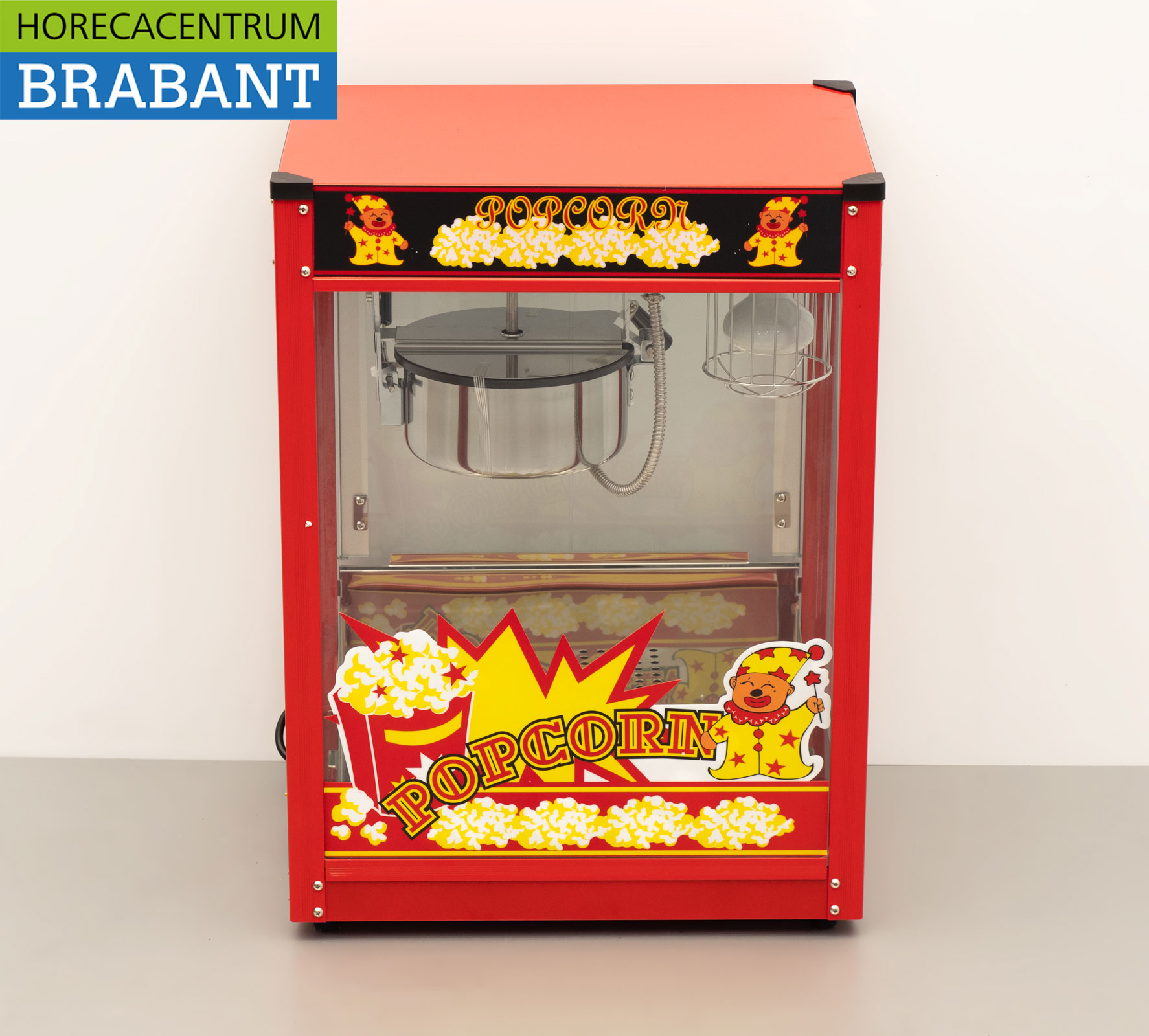 HCB Popcorn machine Popcorn machine Red 230V Braderie Market Catering