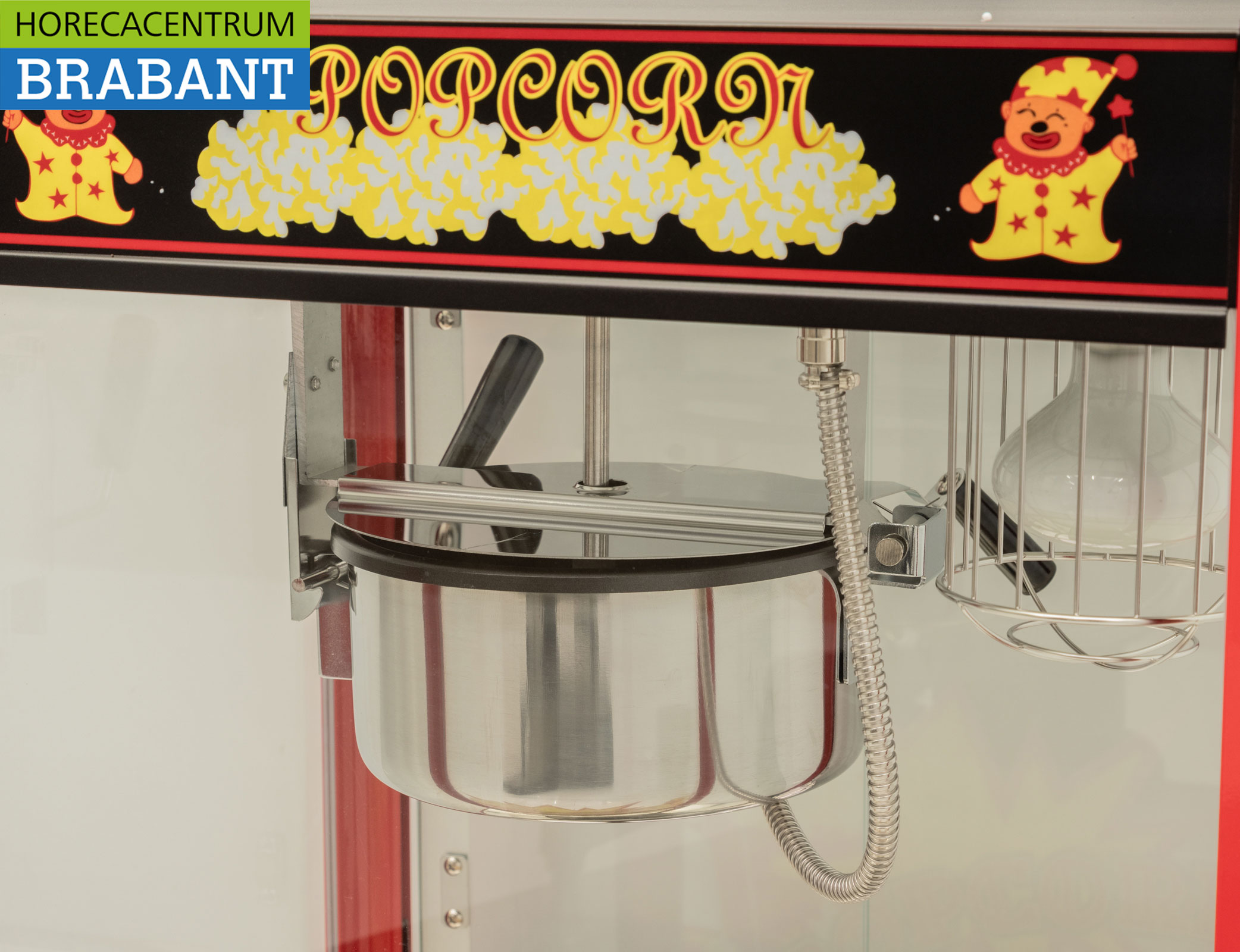 HCB Popcorn machine Popcorn machine Red 230V Braderie Market Catering - Image 5