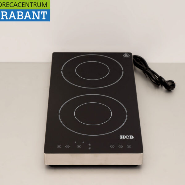 Stainless steel Induction stove stove 2 burners 3.5 kW 230V Horeca
