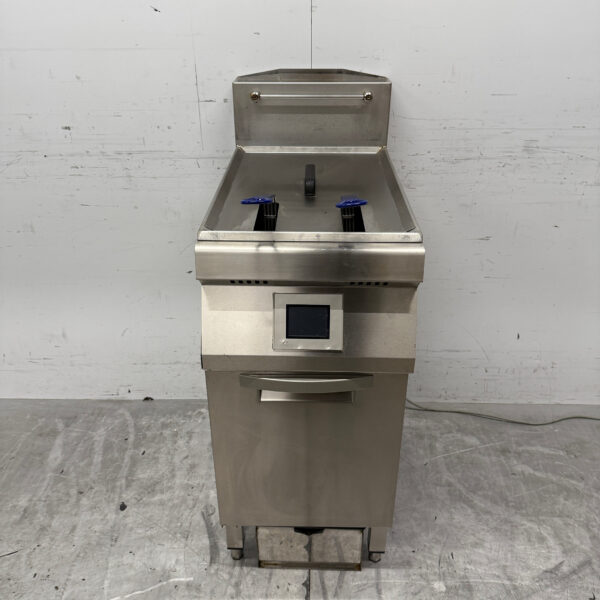 Stainless steel Fry Logic FLS 300 Fryer 22 liters GAS + 230V Horeca