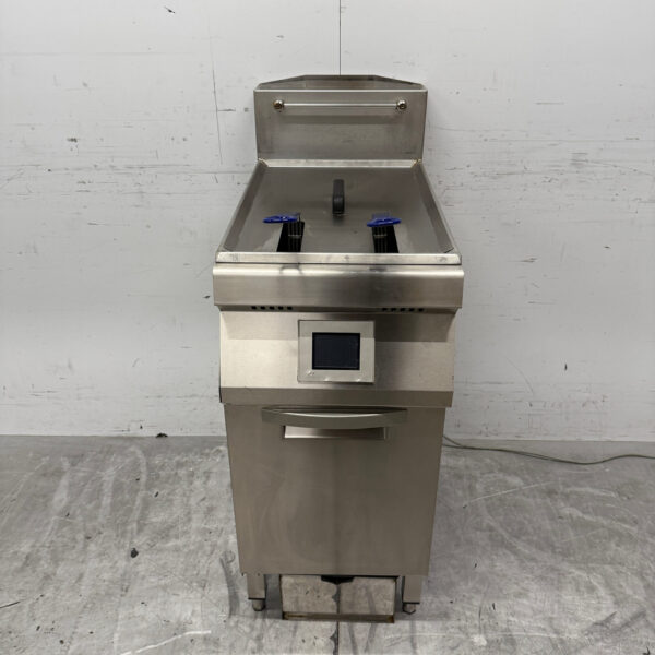 Stainless steel Fry Logic FLS 300 Fryer 22 liters GAS + 230V Horeca