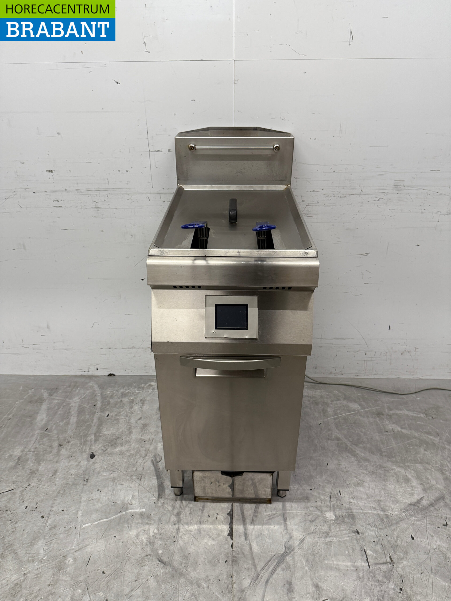 Stainless steel Fry Logic FLS 300 Fryer 22 liters GAS + 230V Horeca