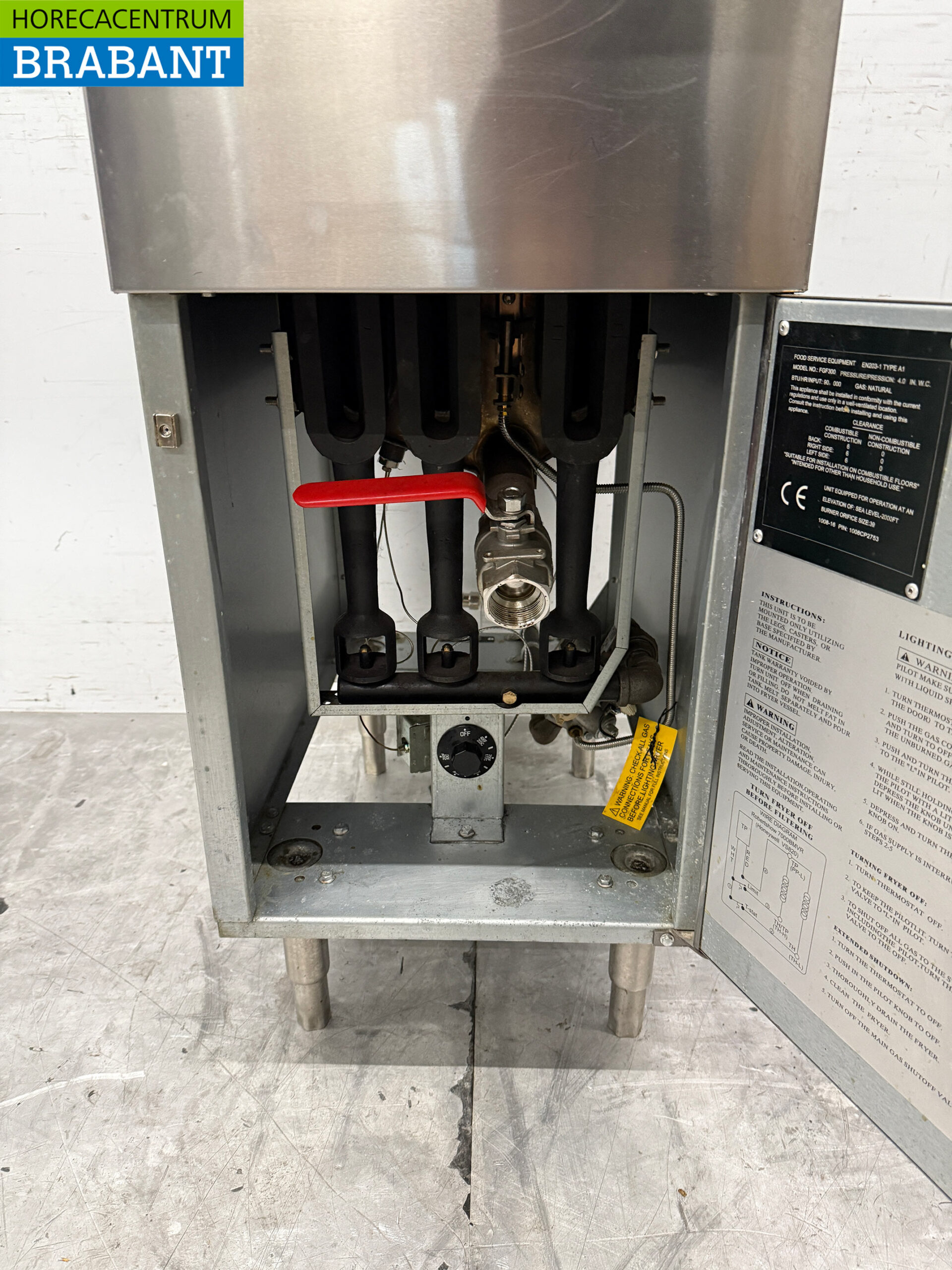 Stainless Steel Food Service Equipment FGF300 Fryer 20 liters GAS Catering - Image 5