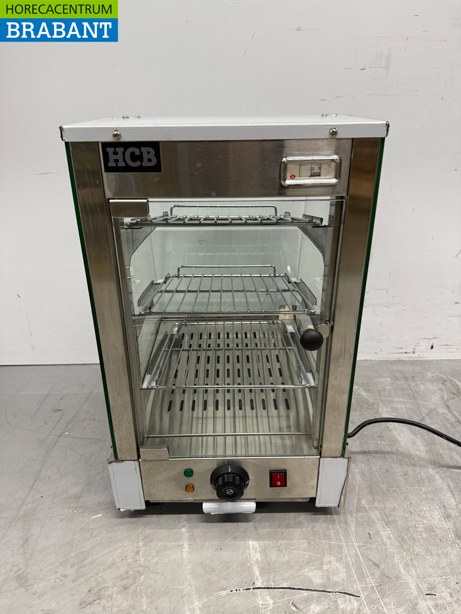 Stainless steel HCB Hot Display Case 35 cm 230V Catering - Image 4