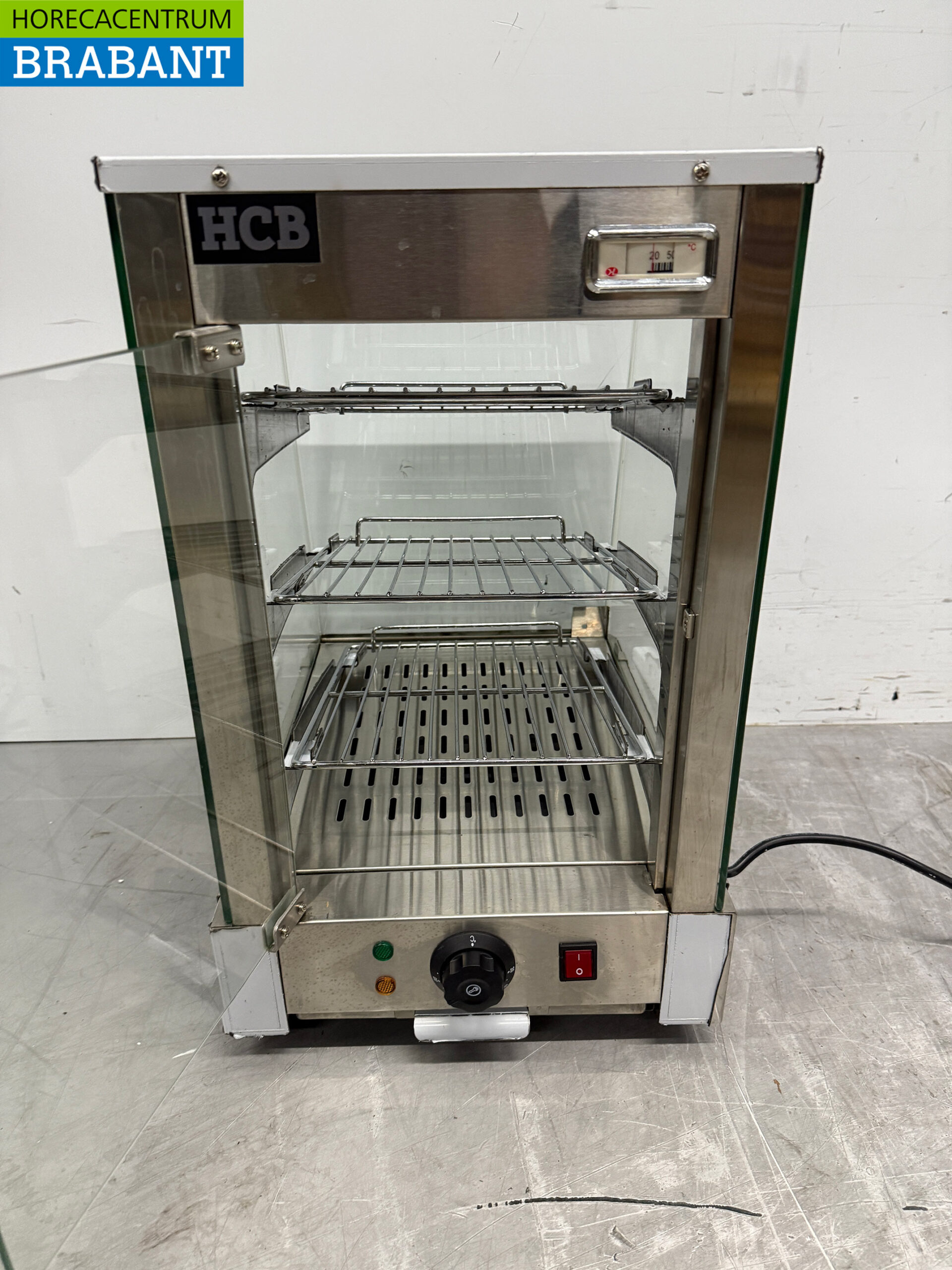 Stainless steel HCB Hot Display Case 35 cm 230V Catering - Image 5