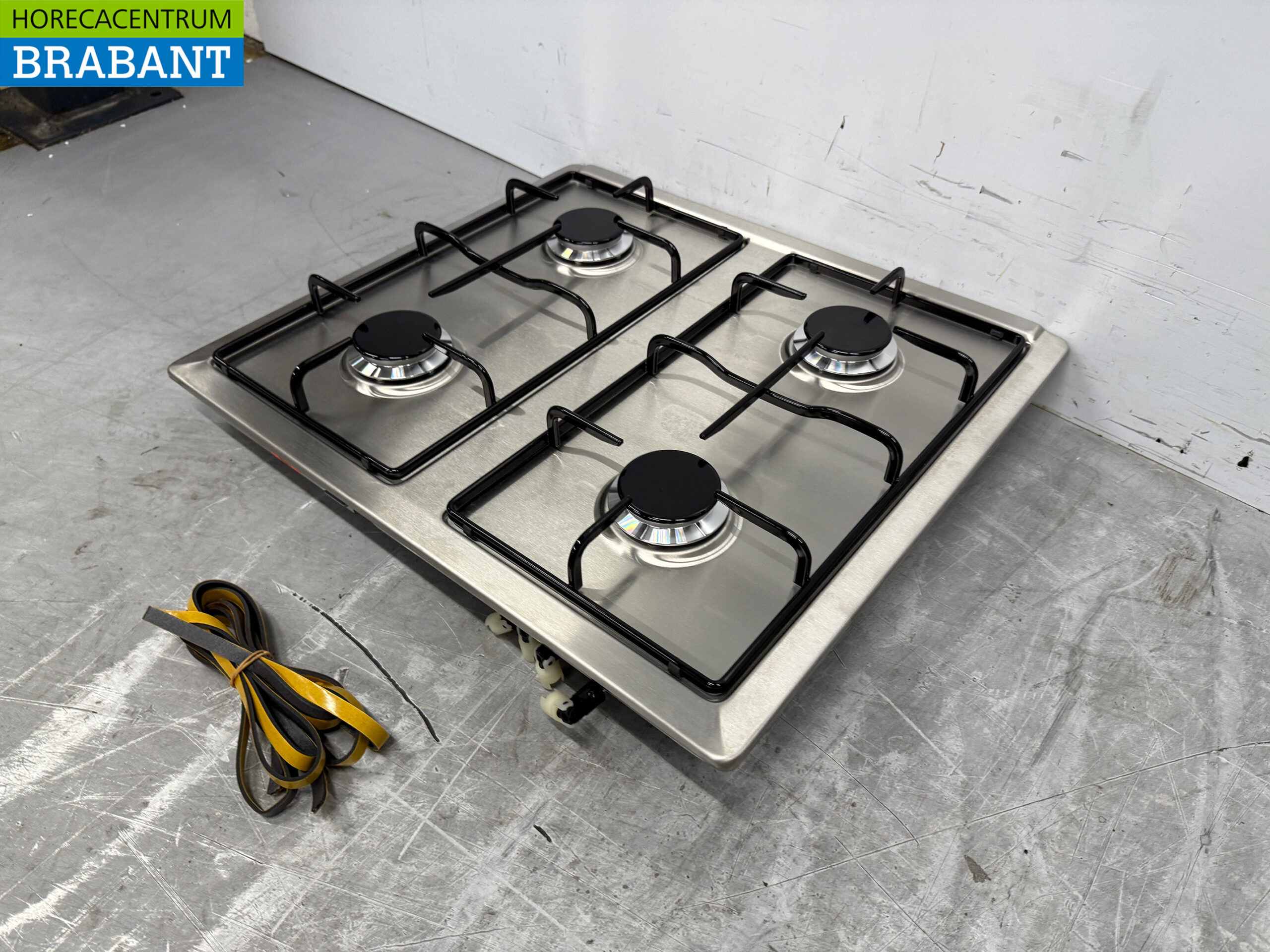 Stainless steel Etna Built-in Gas Stove 4 burners GAS Catering - Image 2