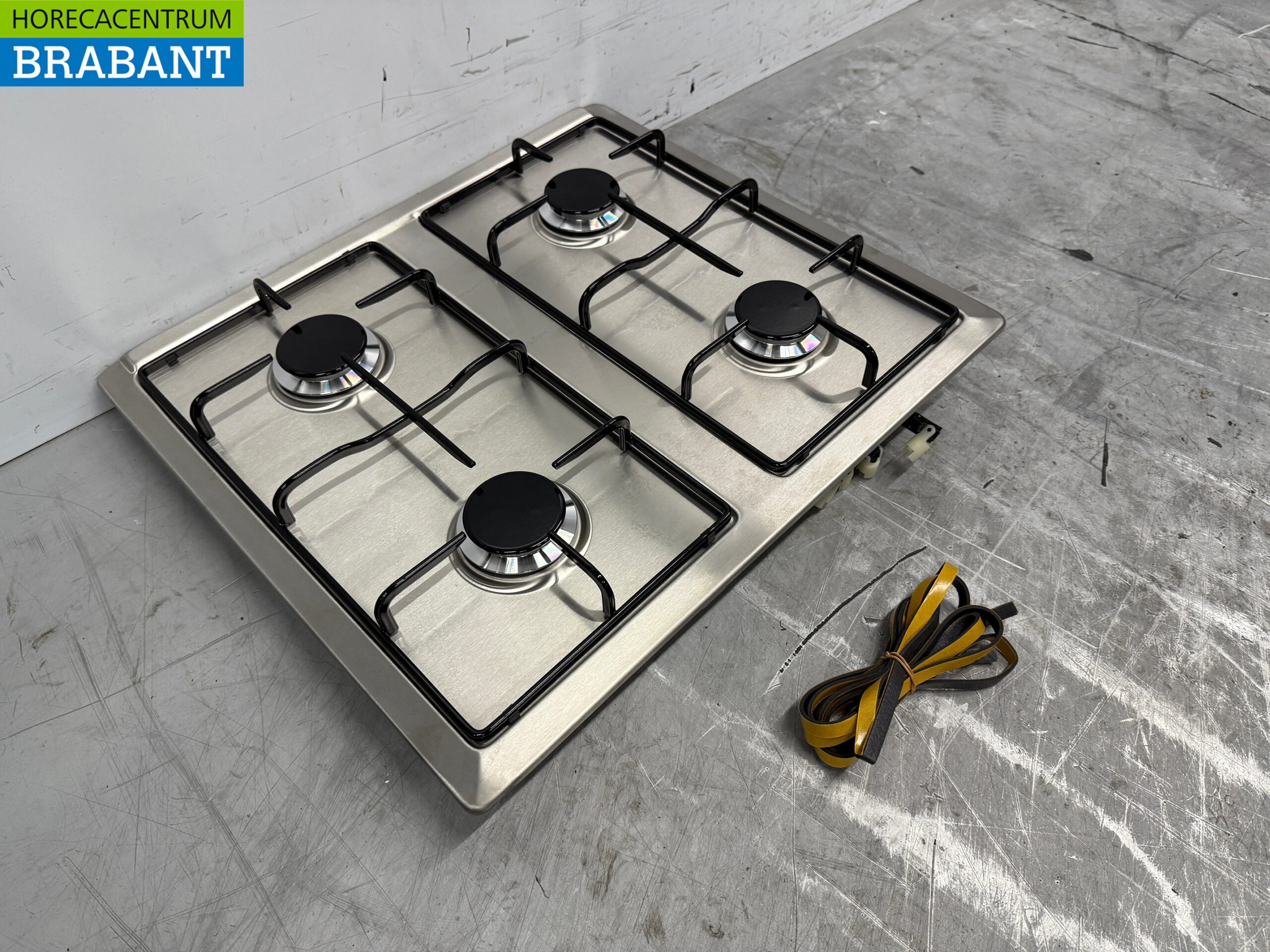Stainless steel Etna Built-in Gas Stove 4 burners GAS Catering - Image 3