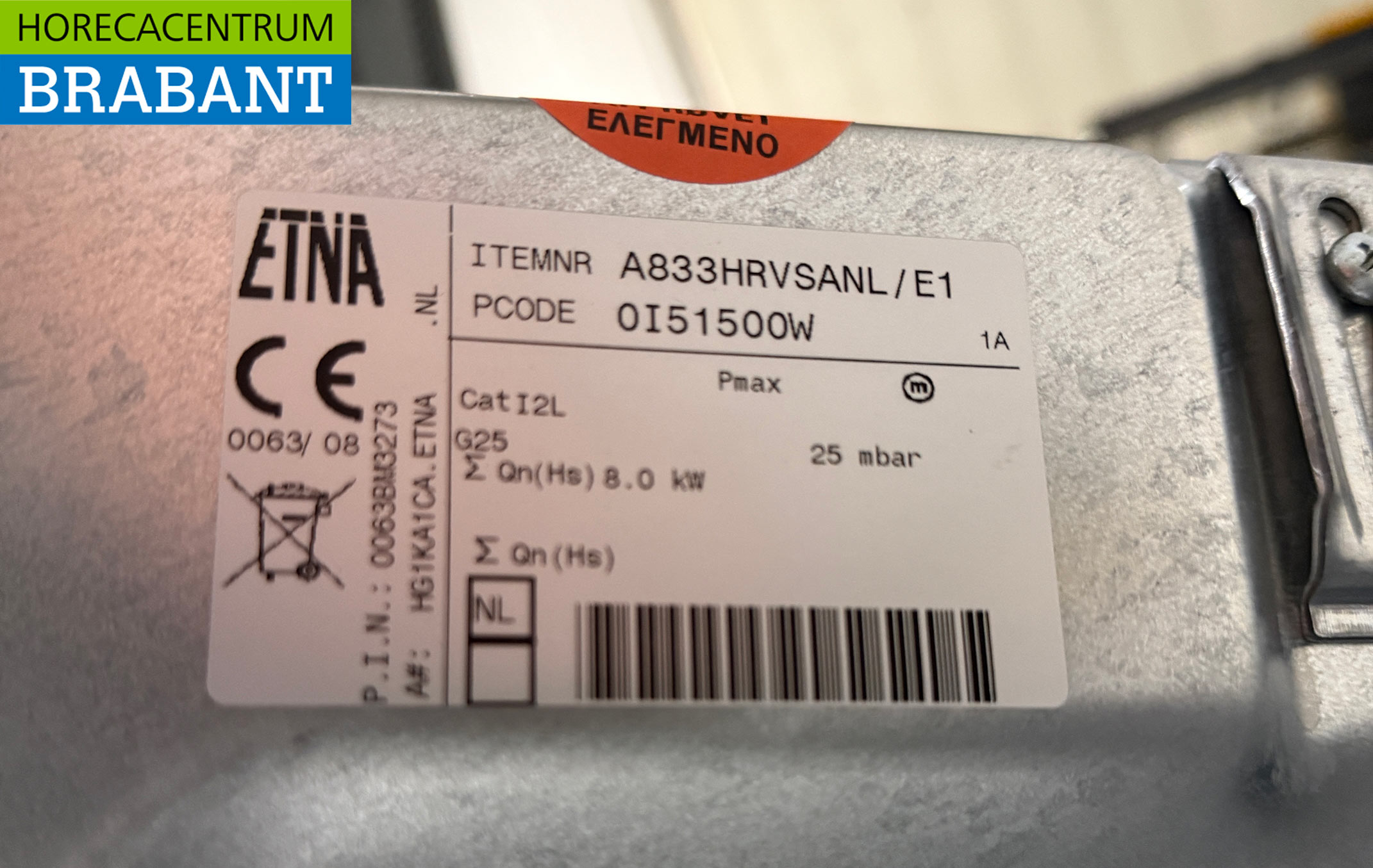 Stainless steel Etna Built-in Gas Stove 4 burners GAS Catering - Image 4