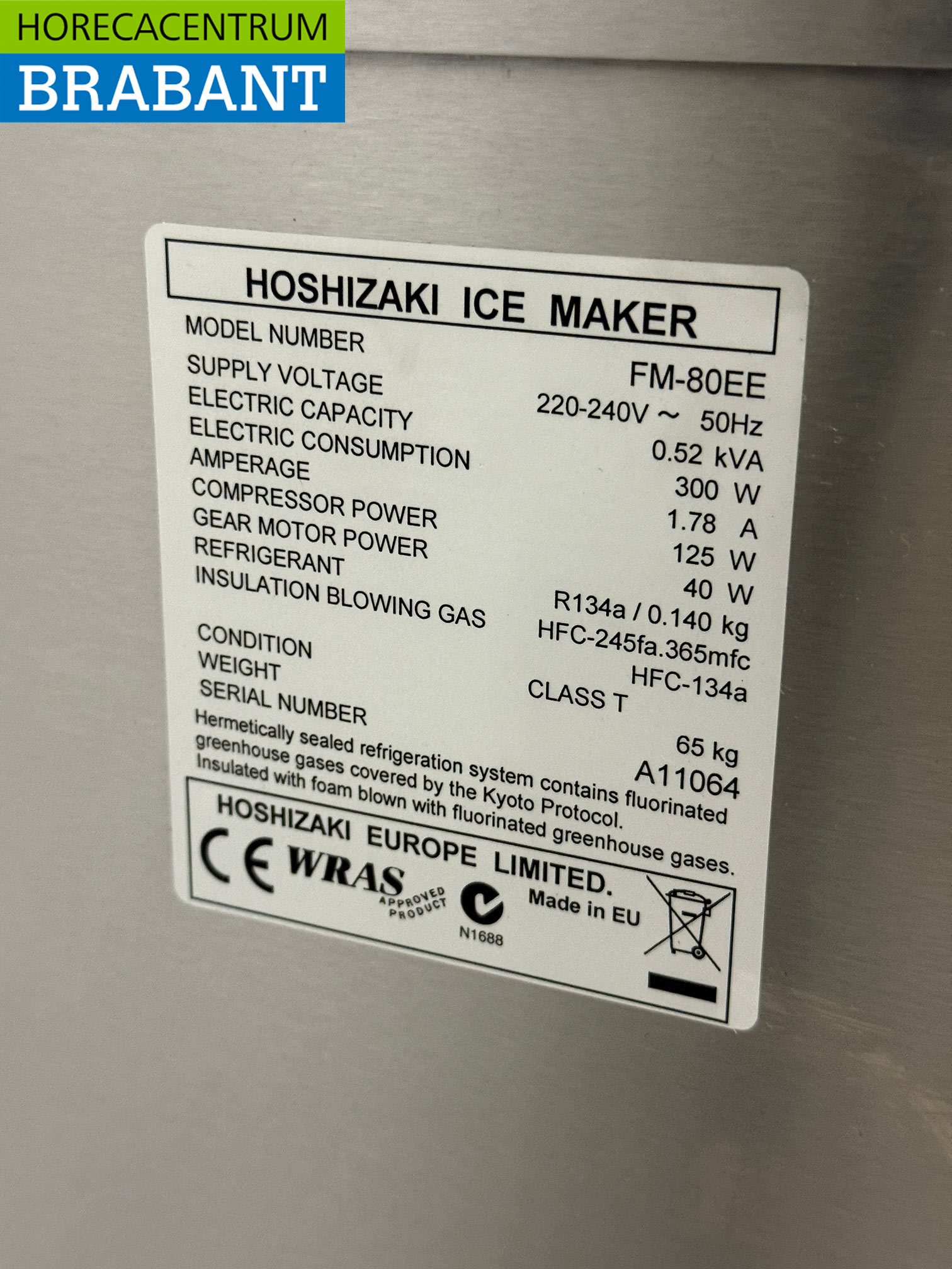 Hoshizaki flake ice machine 85 kg/24h 26 kg bunker 230V Horeca - Image 5