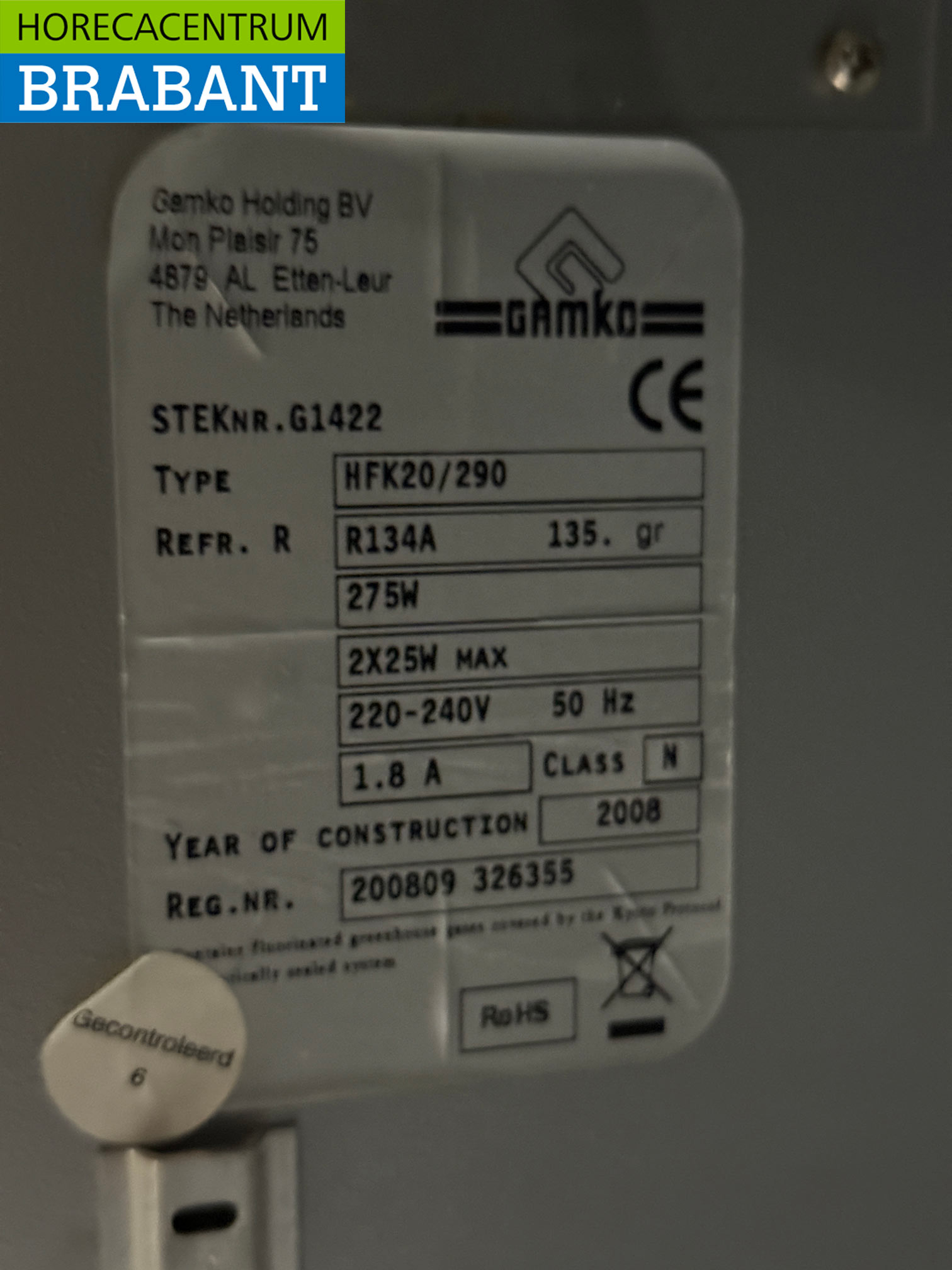 Gamko Bar Cooler 2 Folding Doors 111 cm 230V Catering - Image 6