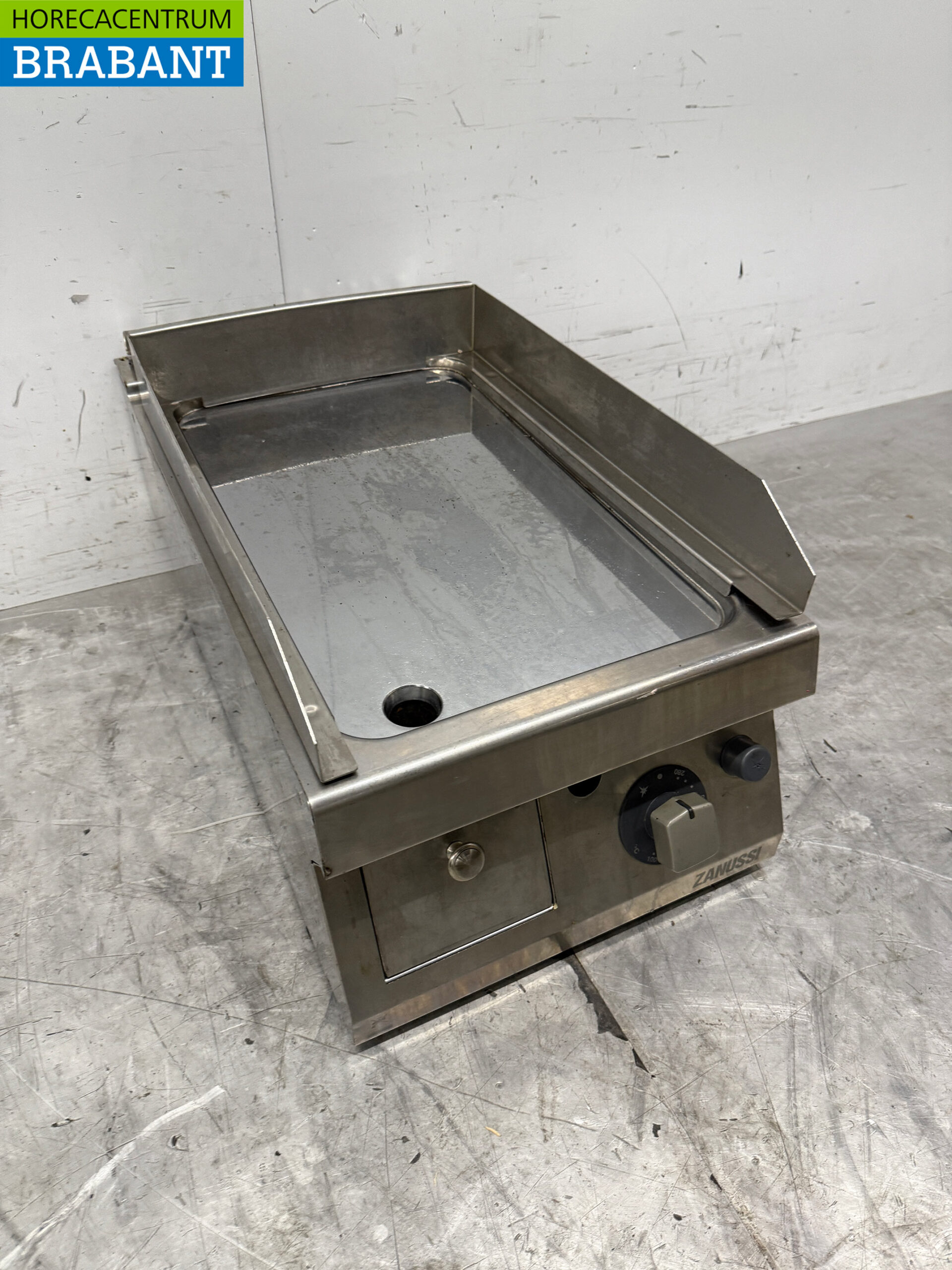 Stainless steel Zanussi Mirror griddle Grill plate 40 cm GAS Catering - Image 3