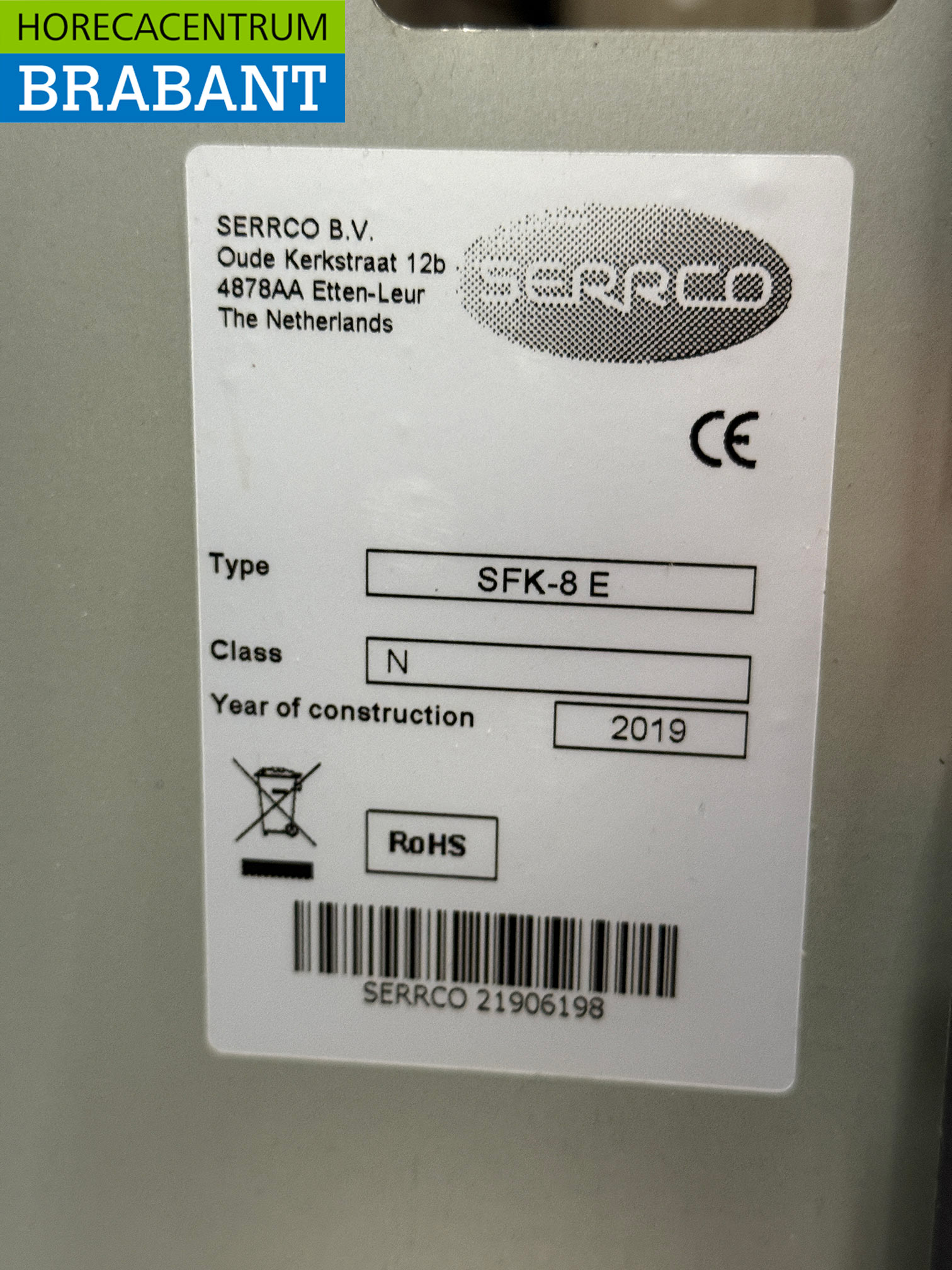 Serrco SFK-8 Barrel Cooler Barrel cooler 135 cm 230V Horeca - Image 5