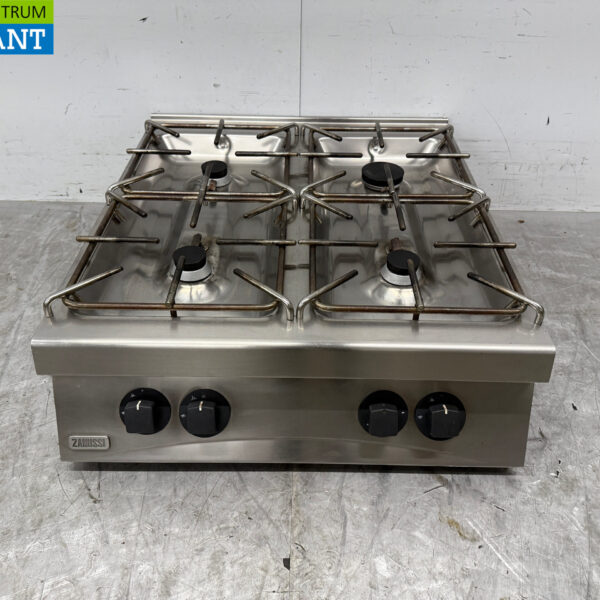 Stainless steel Zanussi 4 Burner Top Stove GAS Catering