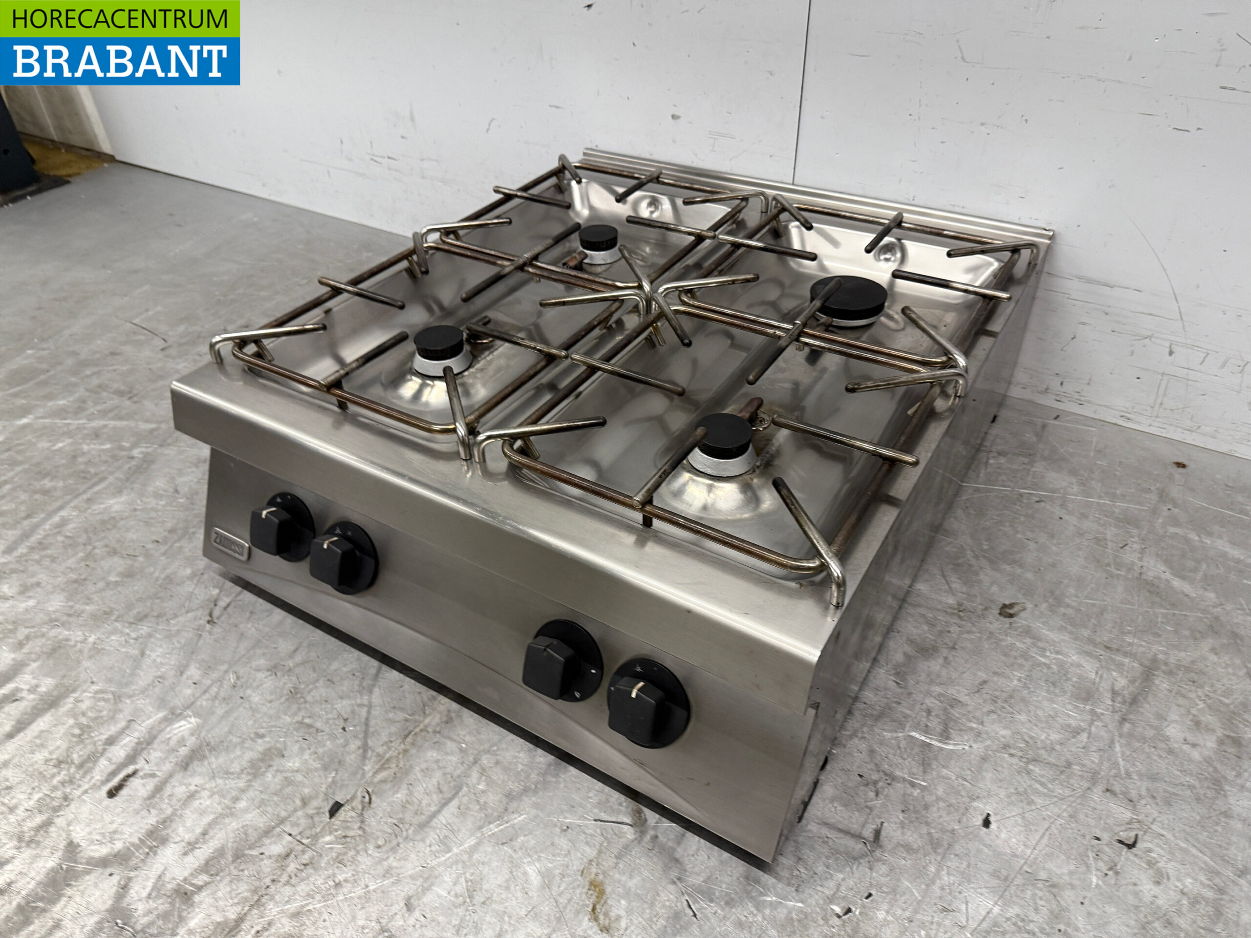 Stainless steel Zanussi 4 Burner Top Stove GAS Catering - Image 2