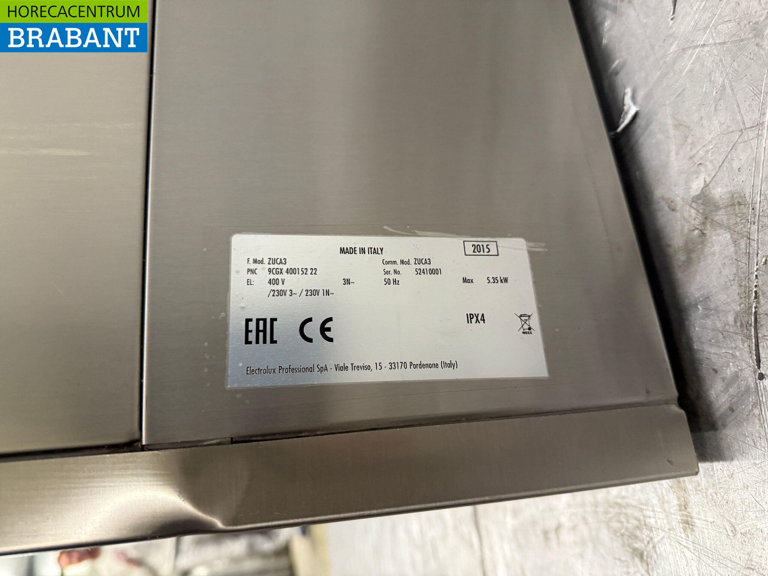 Stainless steel Zanussi Dishwasher 230V Catering - Image 6