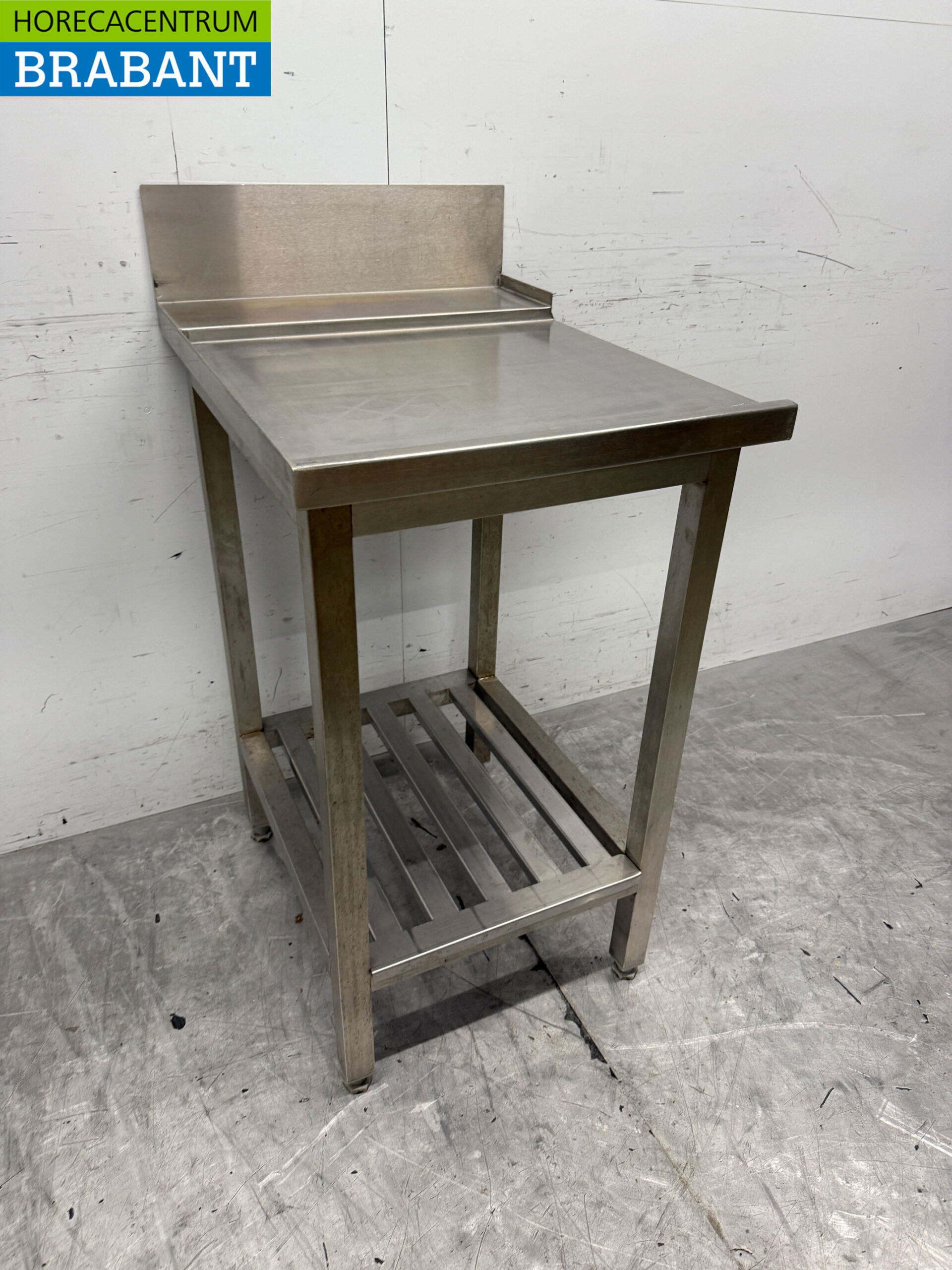 Stainless steel Drainage table tbv pass through dishwasher 56 cm Horeca - Image 2