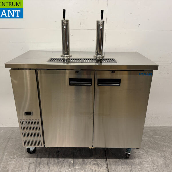 Polar GE633 Mobile beer cooler keg cooler beer tap with double tap and accessories 230V Catering