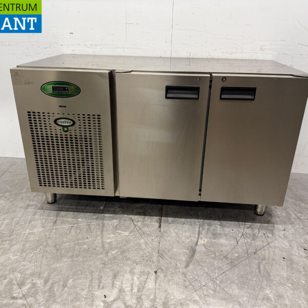 Stainless steel Foster Refrigerated Workbench 2 doors 142 cm 230V Catering